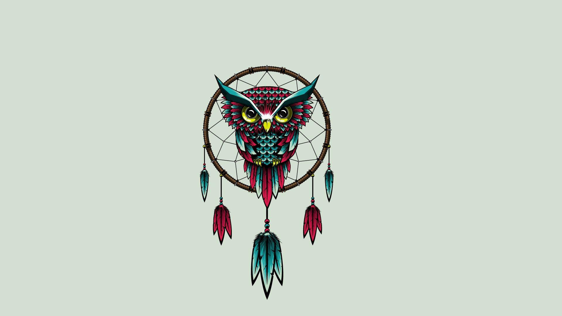 Owl Art Wallpaper HD 21129