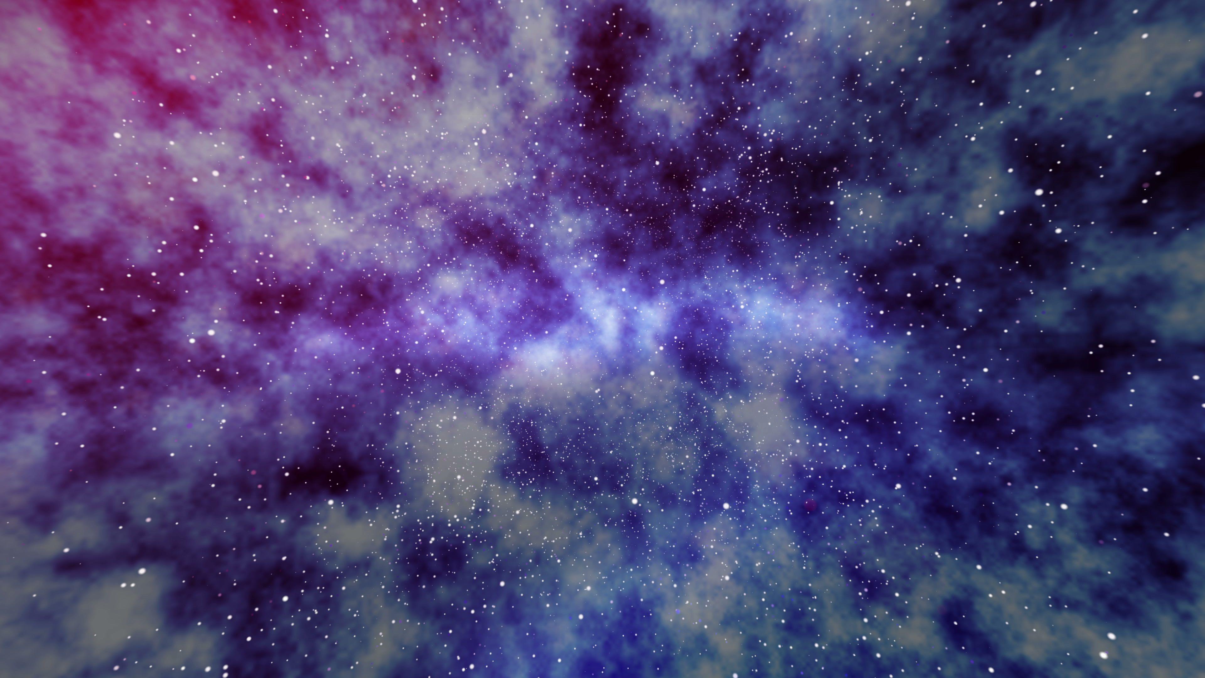 Deep outer space background with stars and nebula Footage