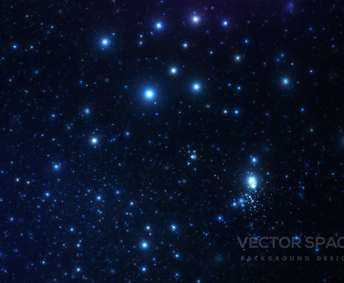 Starry Space Background Vector Art & Graphics