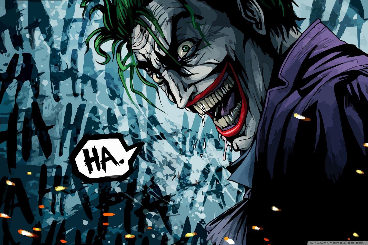 The Joker Illustration ❤ 4K HD Desktop Wallpaper for 4K Ultra HD TV