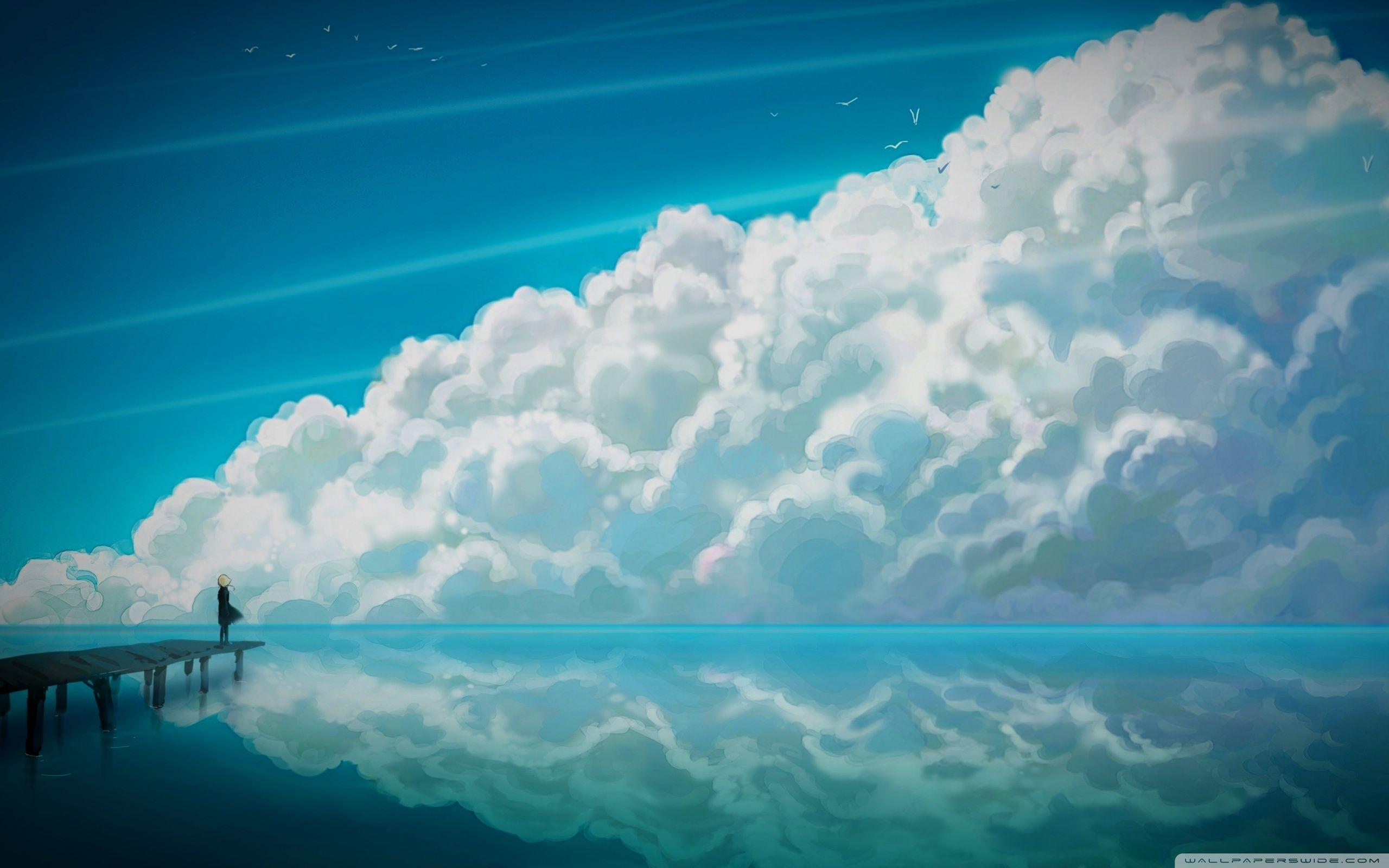 Sky Anime ❤ 4K HD Desktop Wallpaper for • Wide & Ultra Widescreen