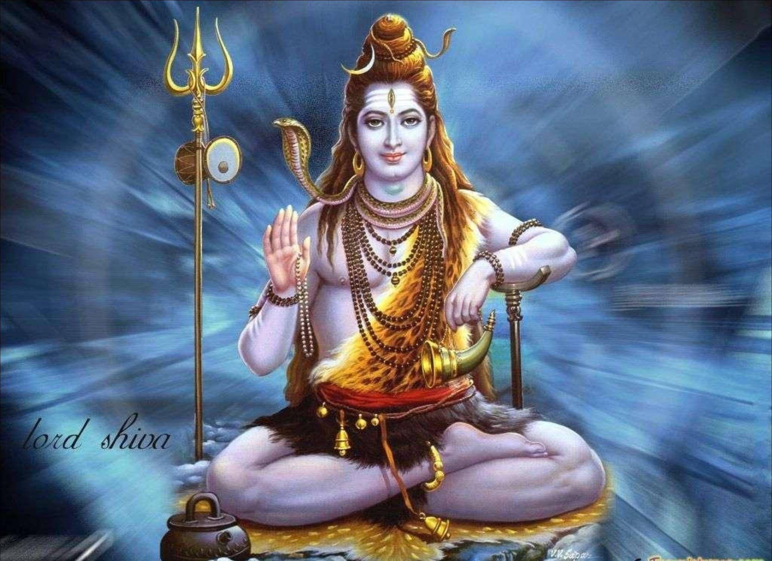 Hindu Lord Shiva Give Blessing HD Image Download. HD Famous Wallpaper