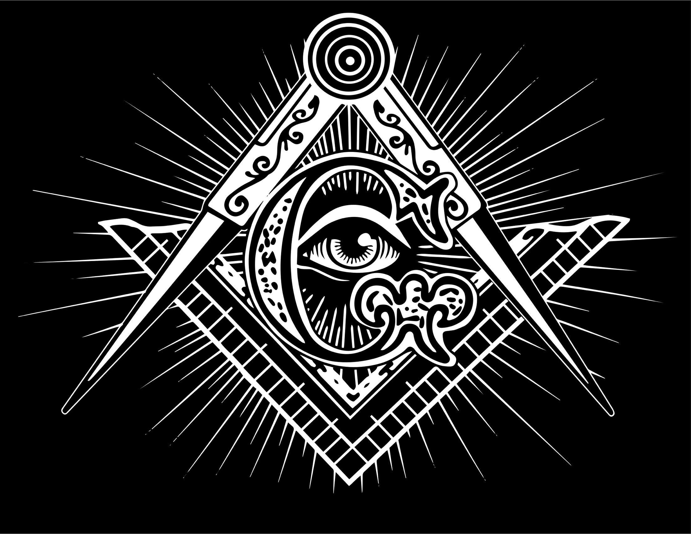 Freemasonry Masonic Blue Lodge Logo. masonic