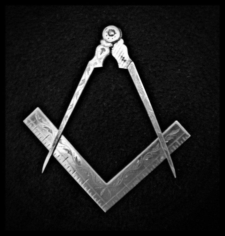This is a photo of a Masonic Compass and Square made in the 1920's