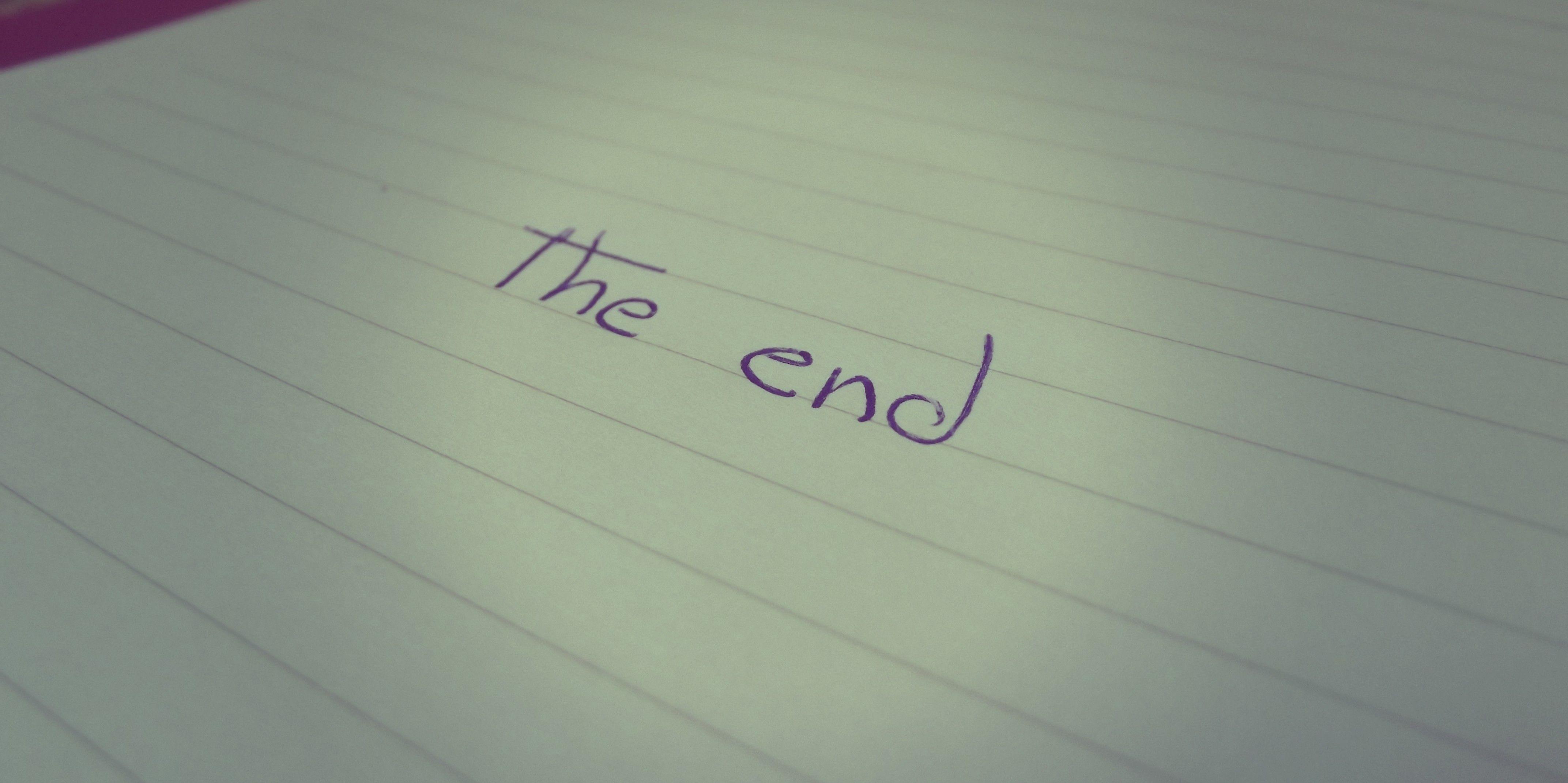 The end wallpapers hd desktop backgrounds images and pictures