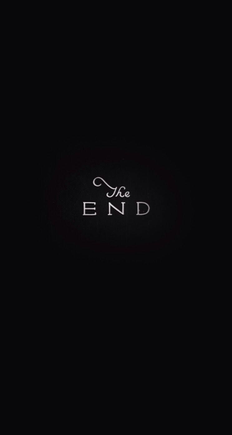 The End vintage. #iPhone #iOS7 Retina #Wallpaper