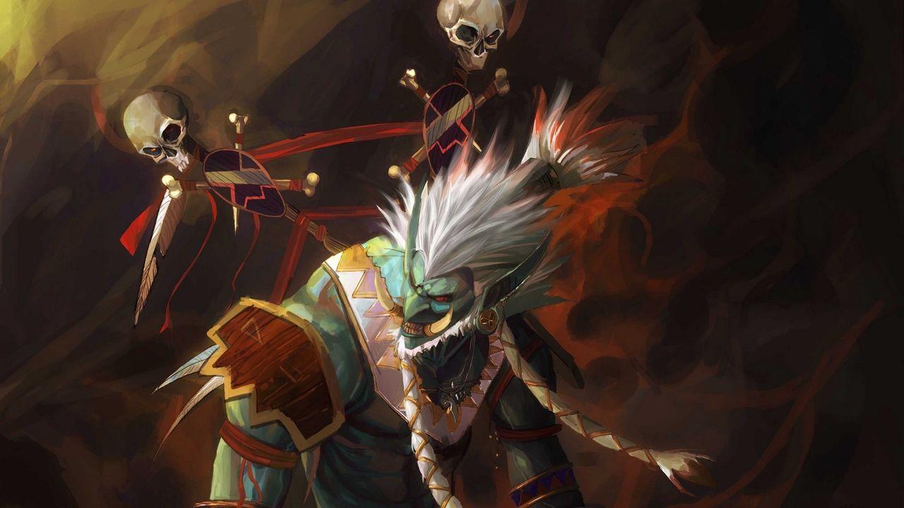 Wallpaper world of warcraft, troll, shaman, totem hd, picture, image