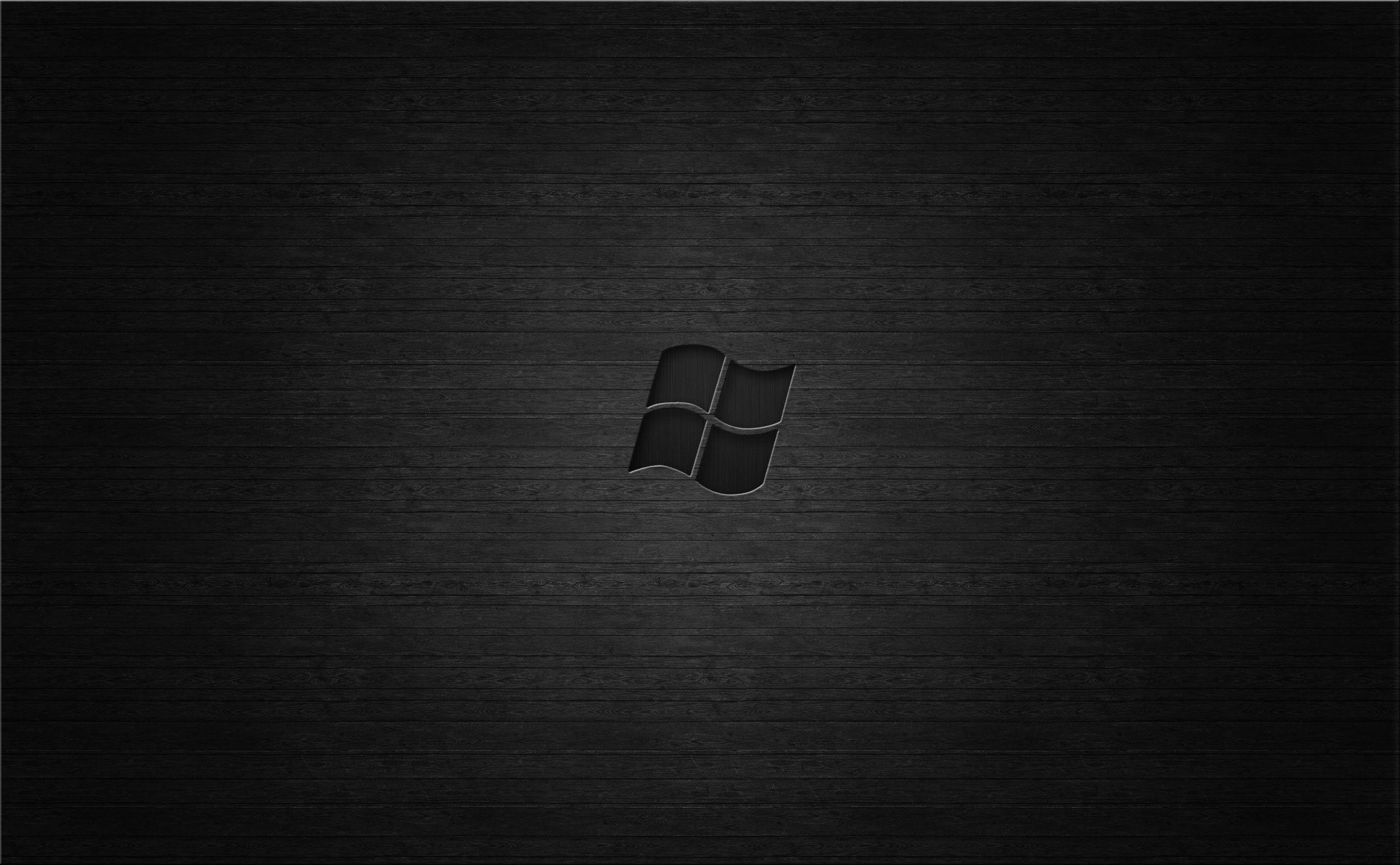 Windows 7 Black Wallpaper