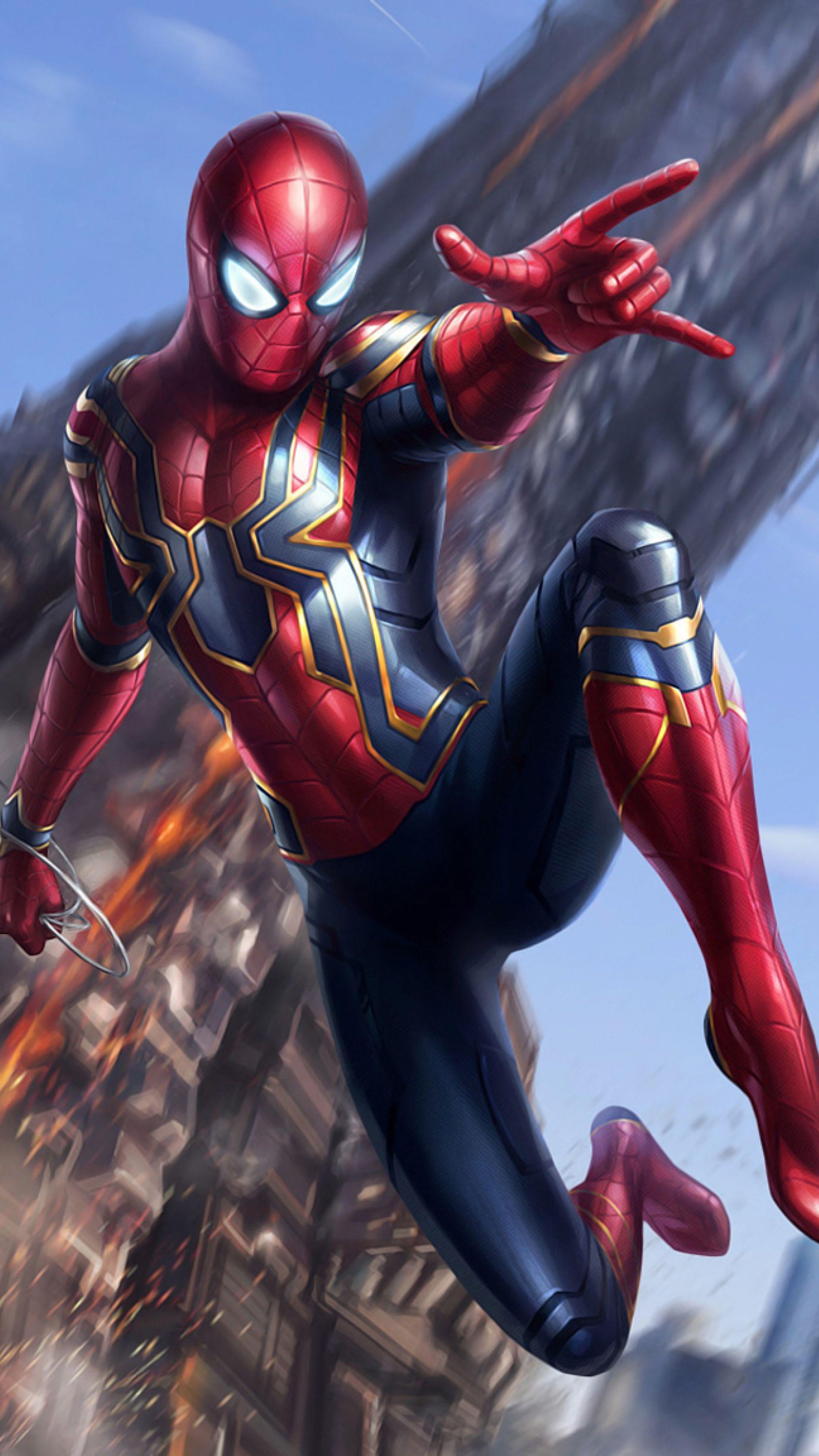 Wallpaper 4k Iron Spiderman Wallpaper