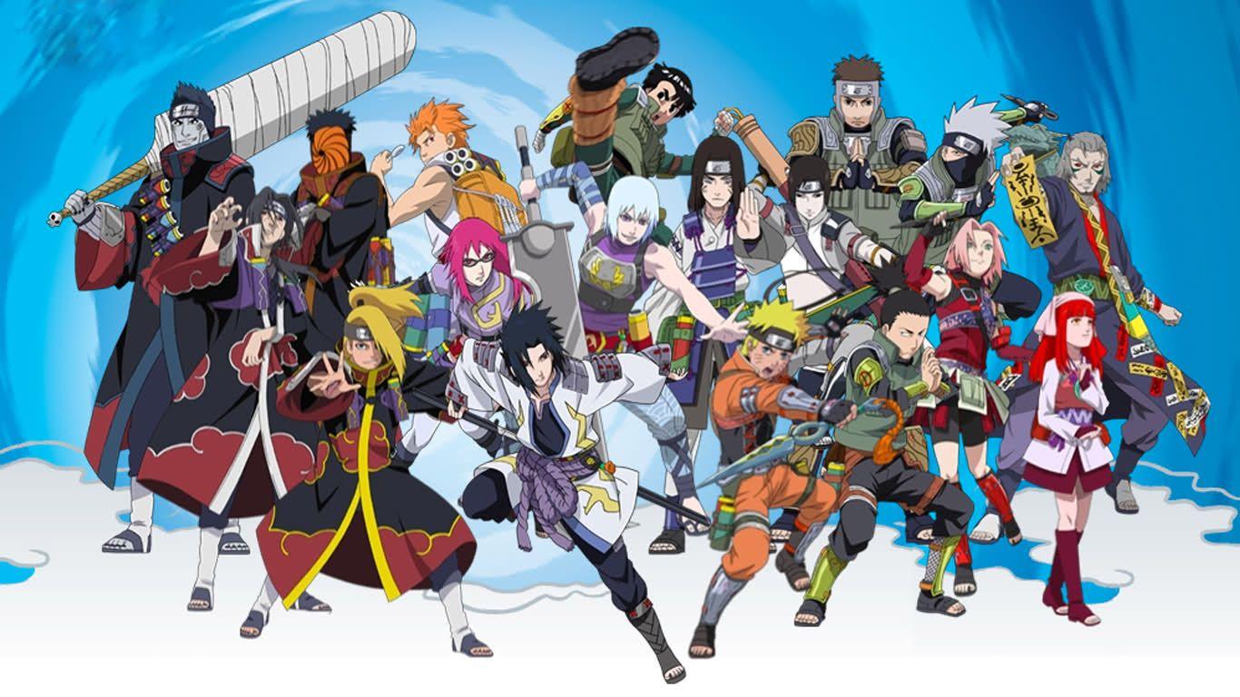 HD All Character Naruto Shippuden Wallpaper Widescreen Full Size