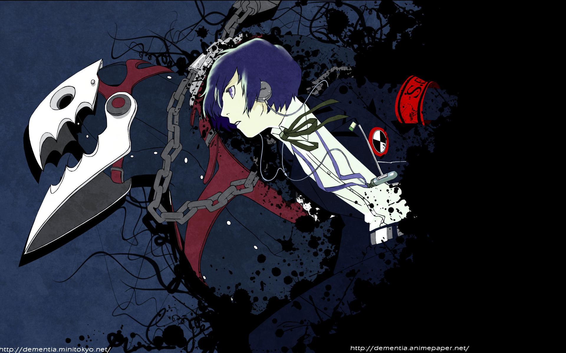 Persona series persona 3 thanatos arisato minato wallpaper