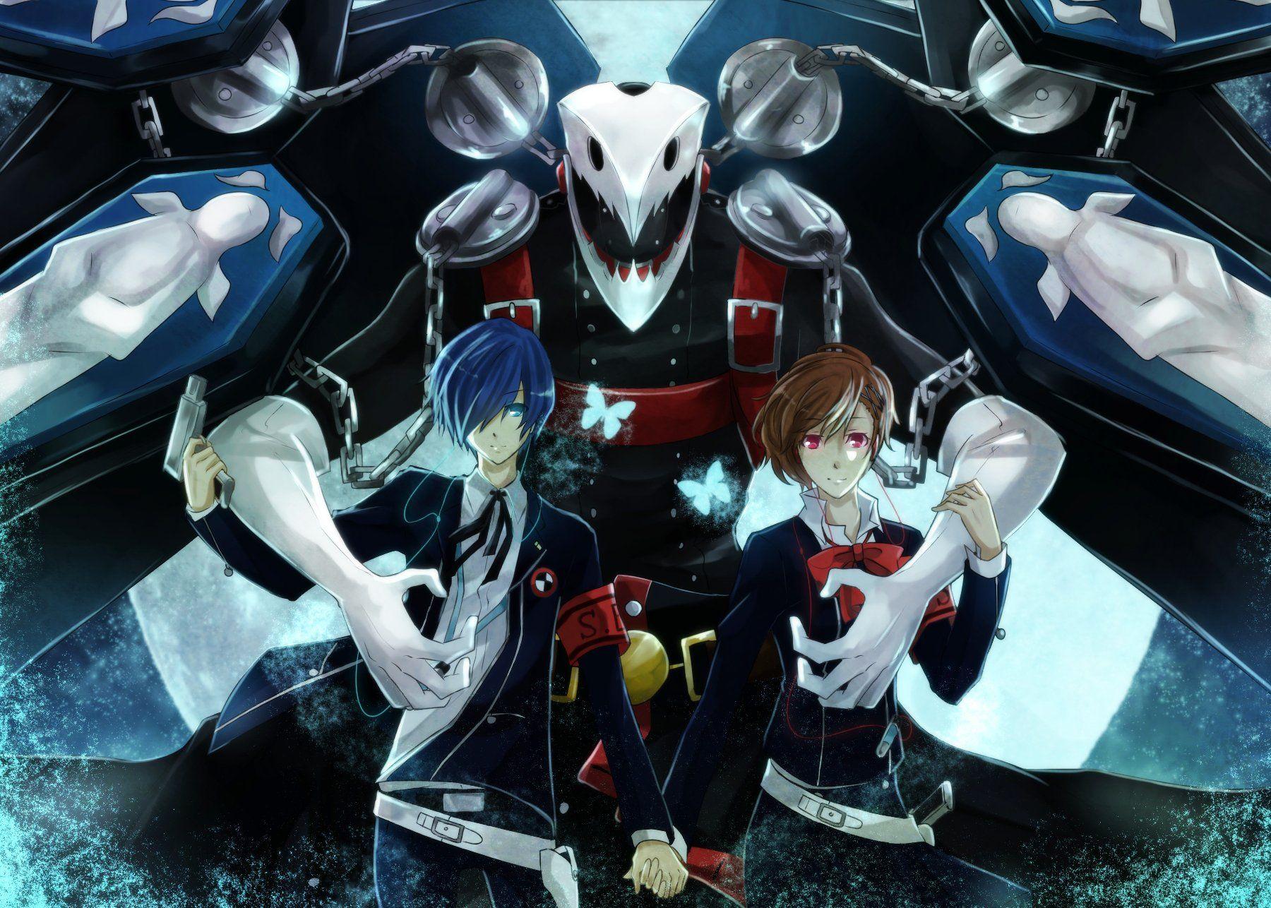 Video games Persona series Persona 4 Persona 3 Thanatos Elizabeth (Persona 3)  wallpaper, 1920x1080, 286511