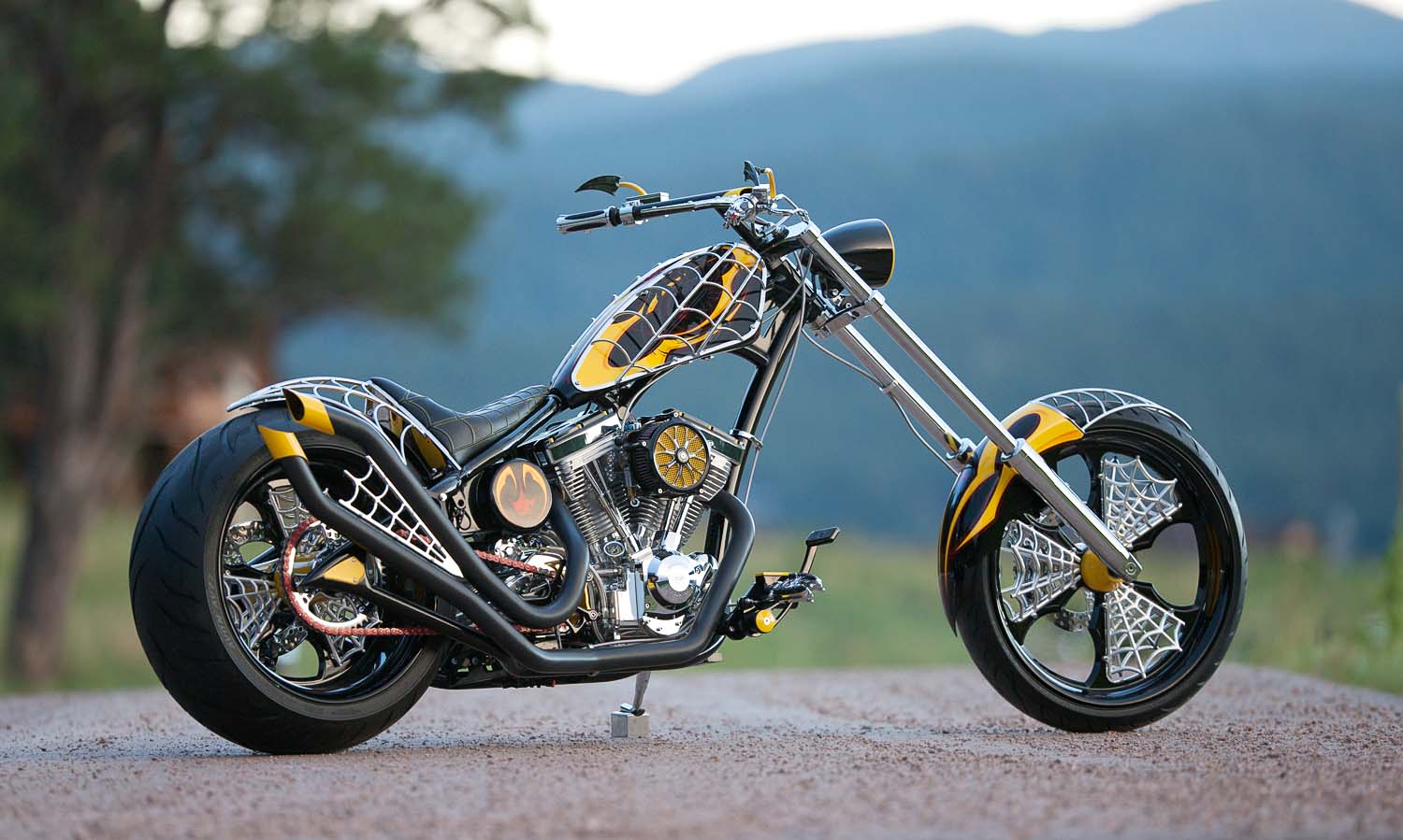 american choppers spider