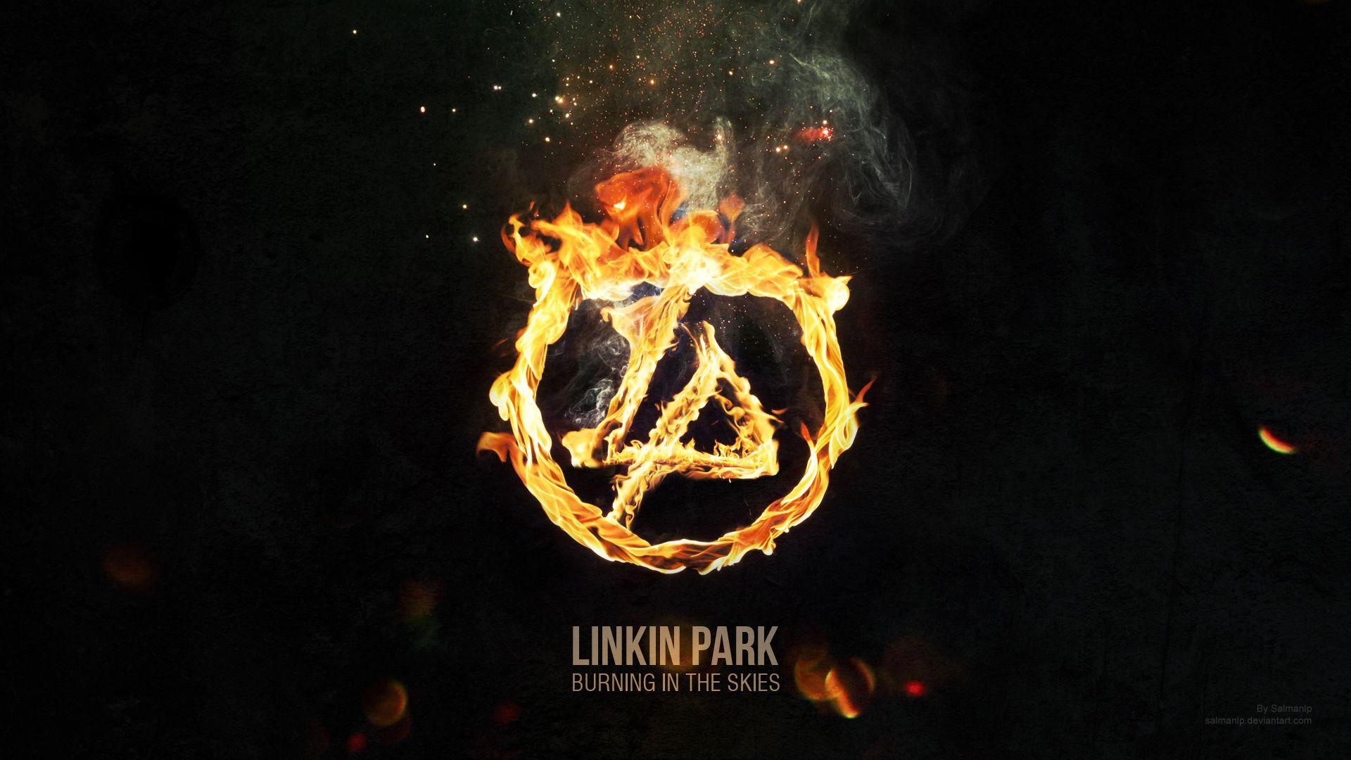 Wallpaper Linkin Park Burning in the Skies Burning, Linkin, Nike