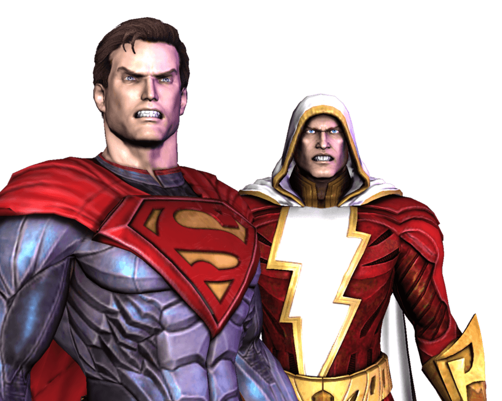 Injustice gods among us Superman and Shazam