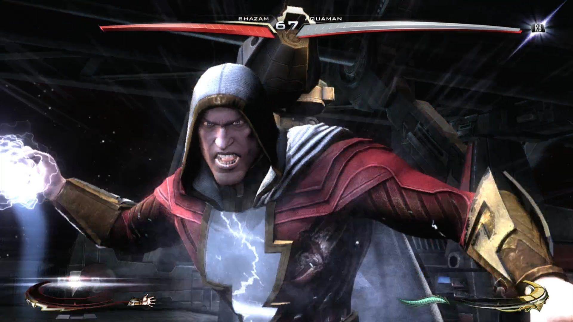 Injustice: Gods Among Us. Shazam. All Special Moves, Meter Burns