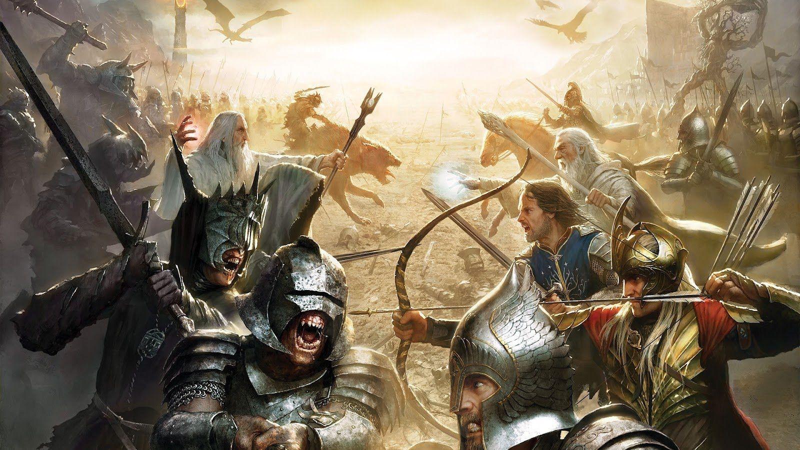 The lord of the Rings conquest Gandalf vs Sauron ''Kill Gandalf