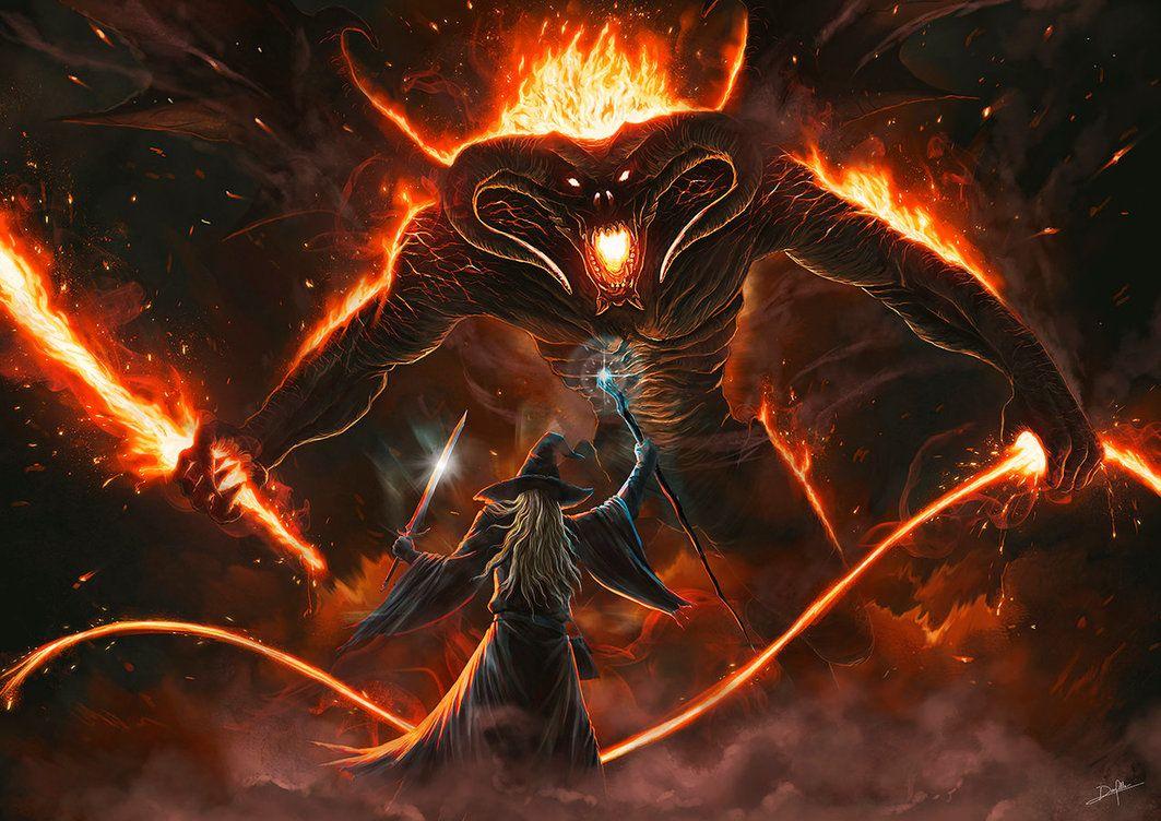 Gandalf vs Balrog