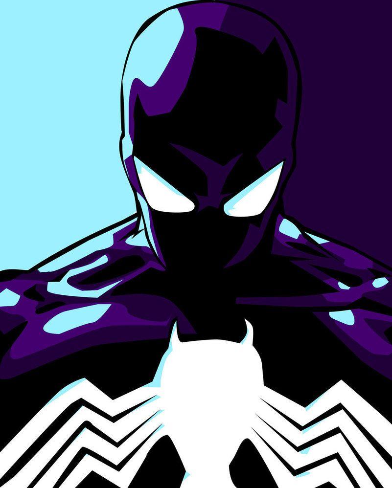 Black Suit Spider Man Pop Art