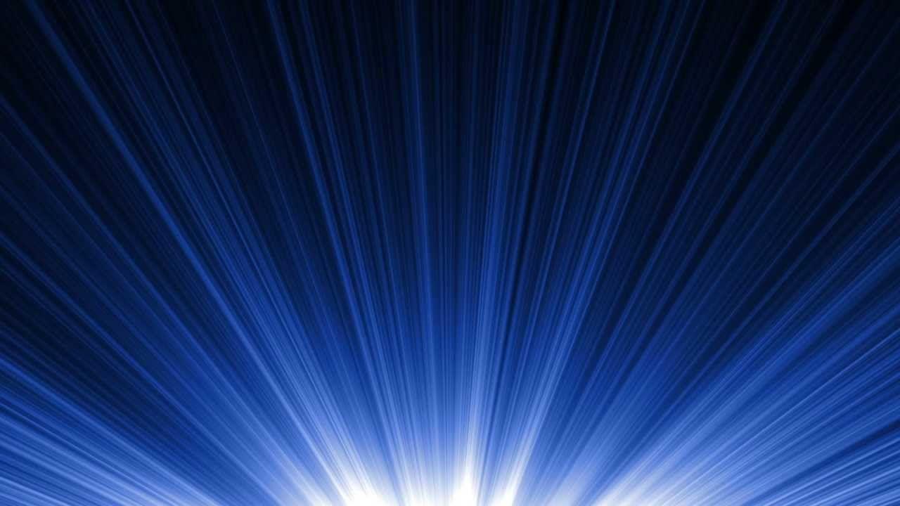 Blue Light Rays Background Loop