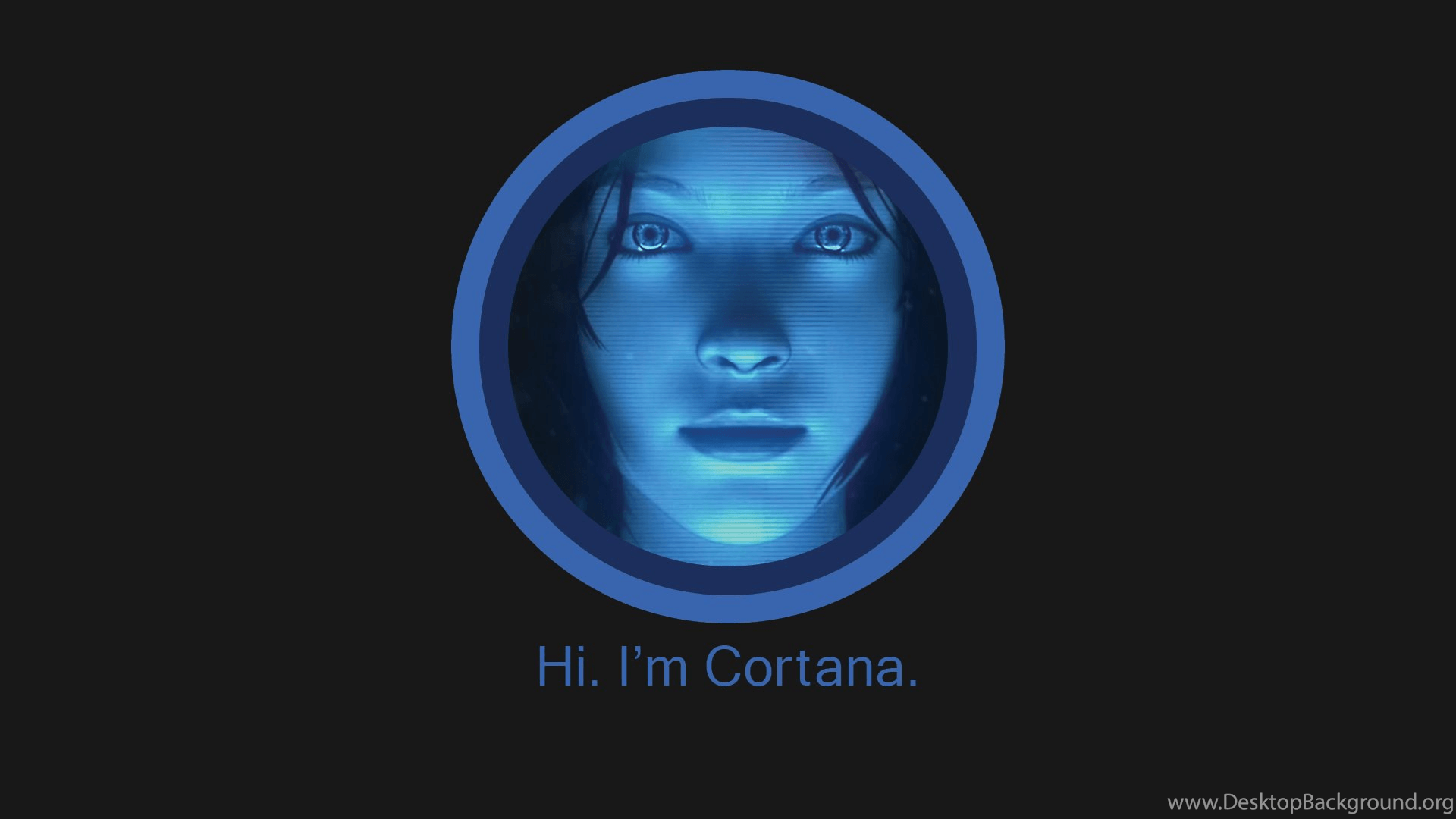 Cortana Live Wallpaper  Microsoft cortana Pc desktop wallpaper Windows 10