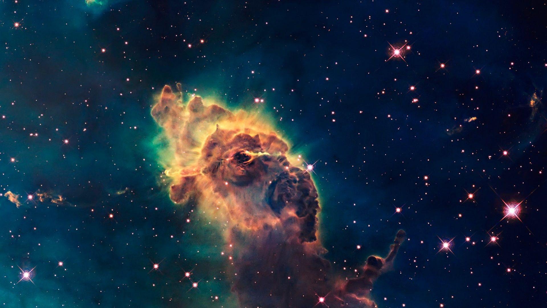 Wallpaper Hubble telescope, universe, stars, nebula 1920x1200 HD