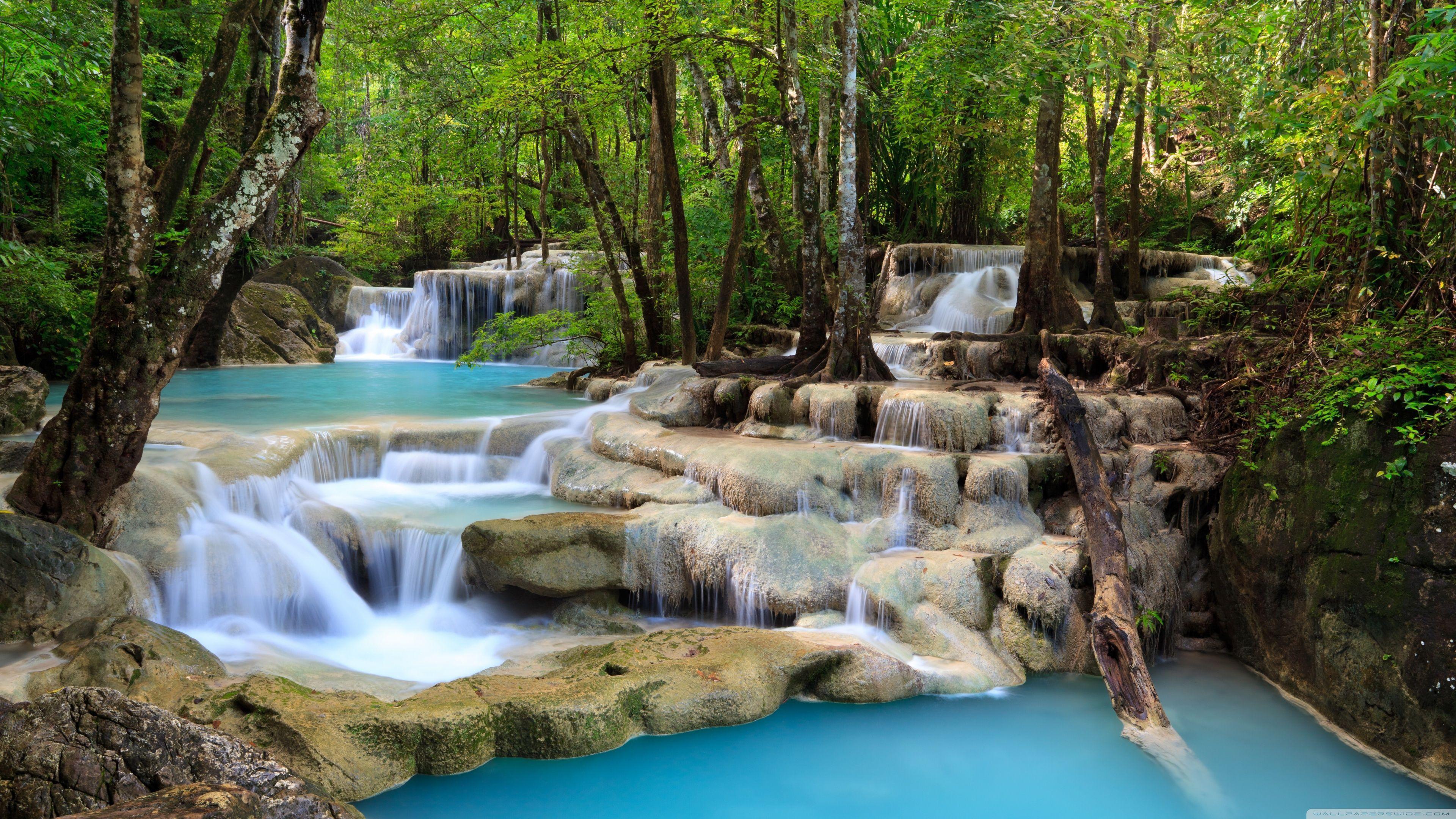 Tropical Waterfall HD desktop wallpaper, Widescreen