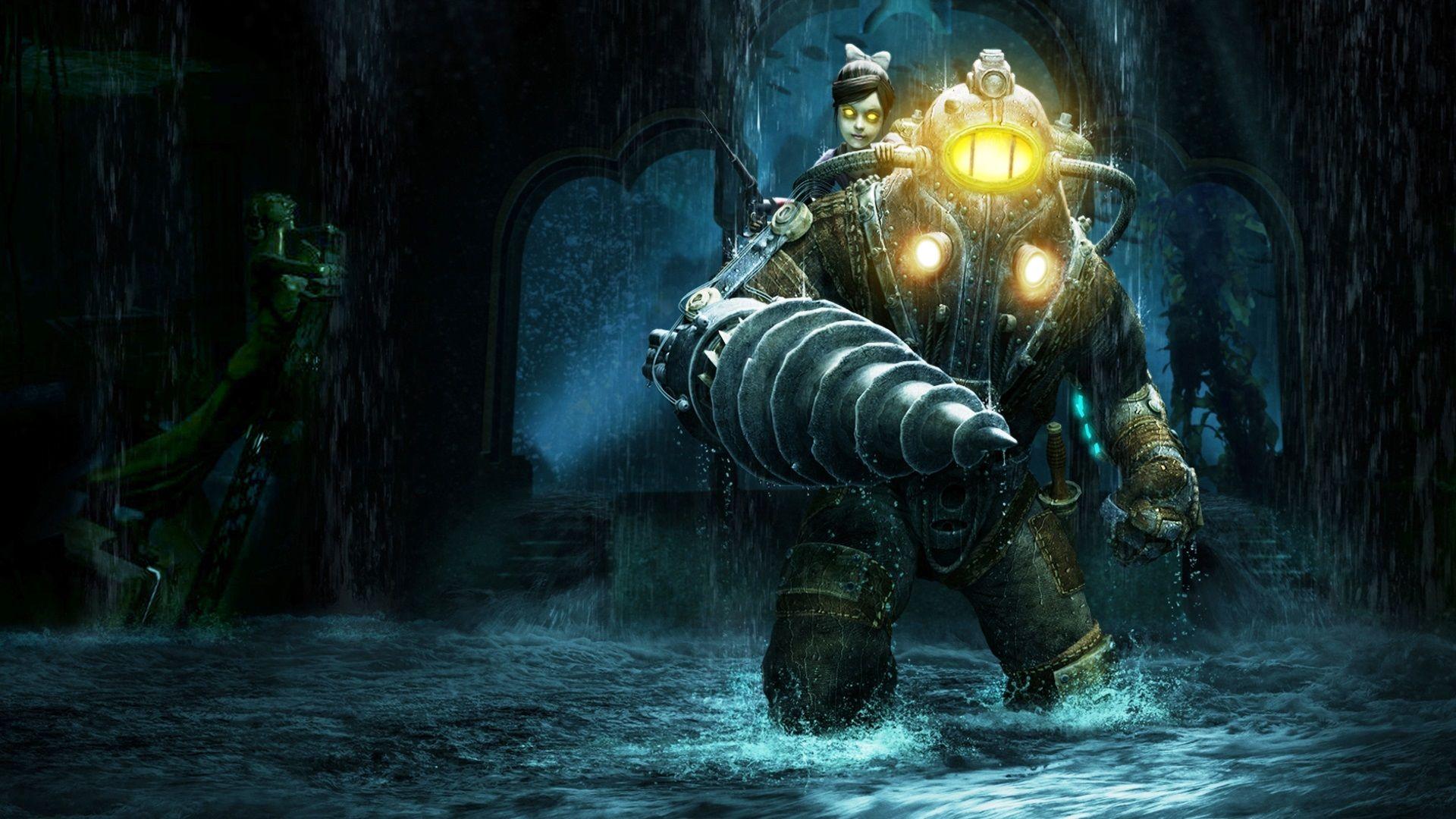 bioshock wallpaper big daddy HD bioshock big daddy