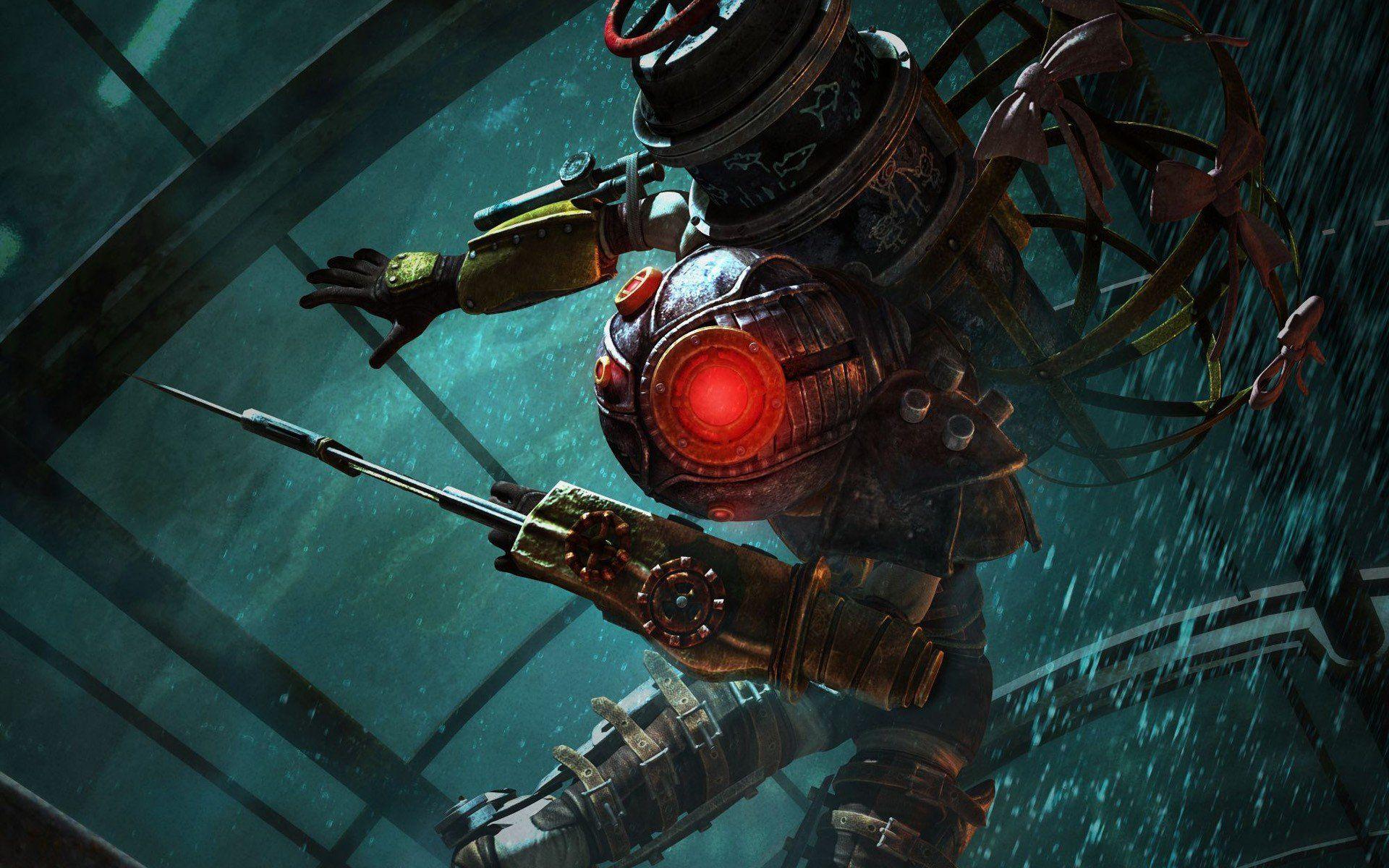 BioShock 2 Big Daddy Little Sister Video Games 99848