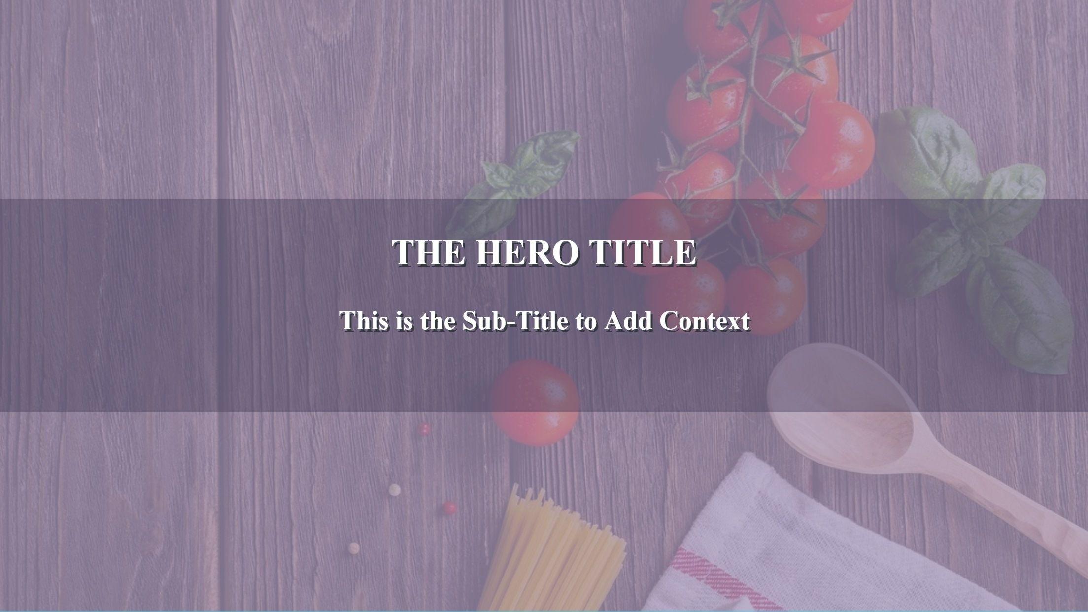 A Responsive CSS Hero Background Image