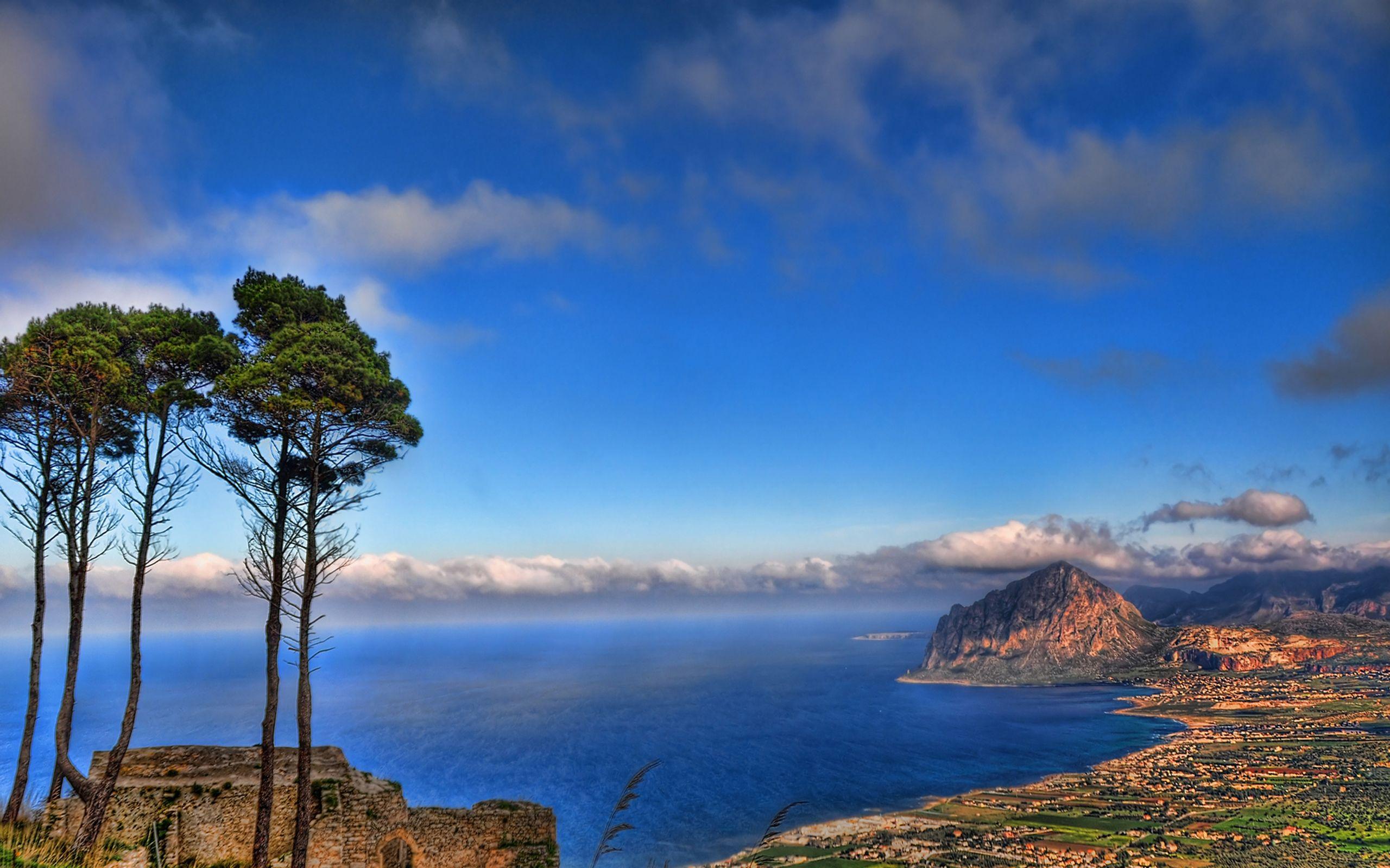 Gorgeous Coastal View Hdr HD Wallpaper 562881, Wallpaper13.com