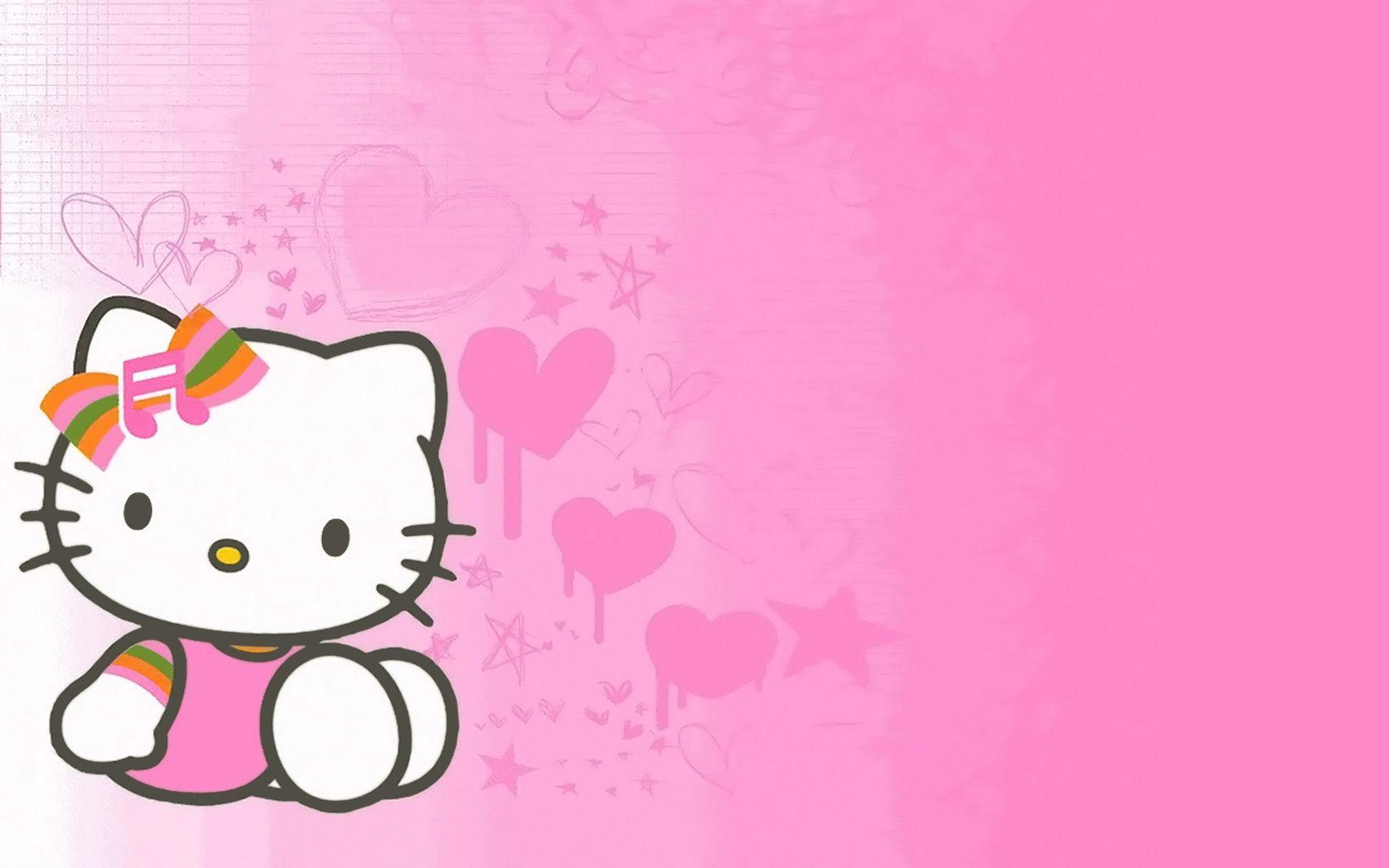 Hello Kitty backgroundDownload free beautiful High Resolution