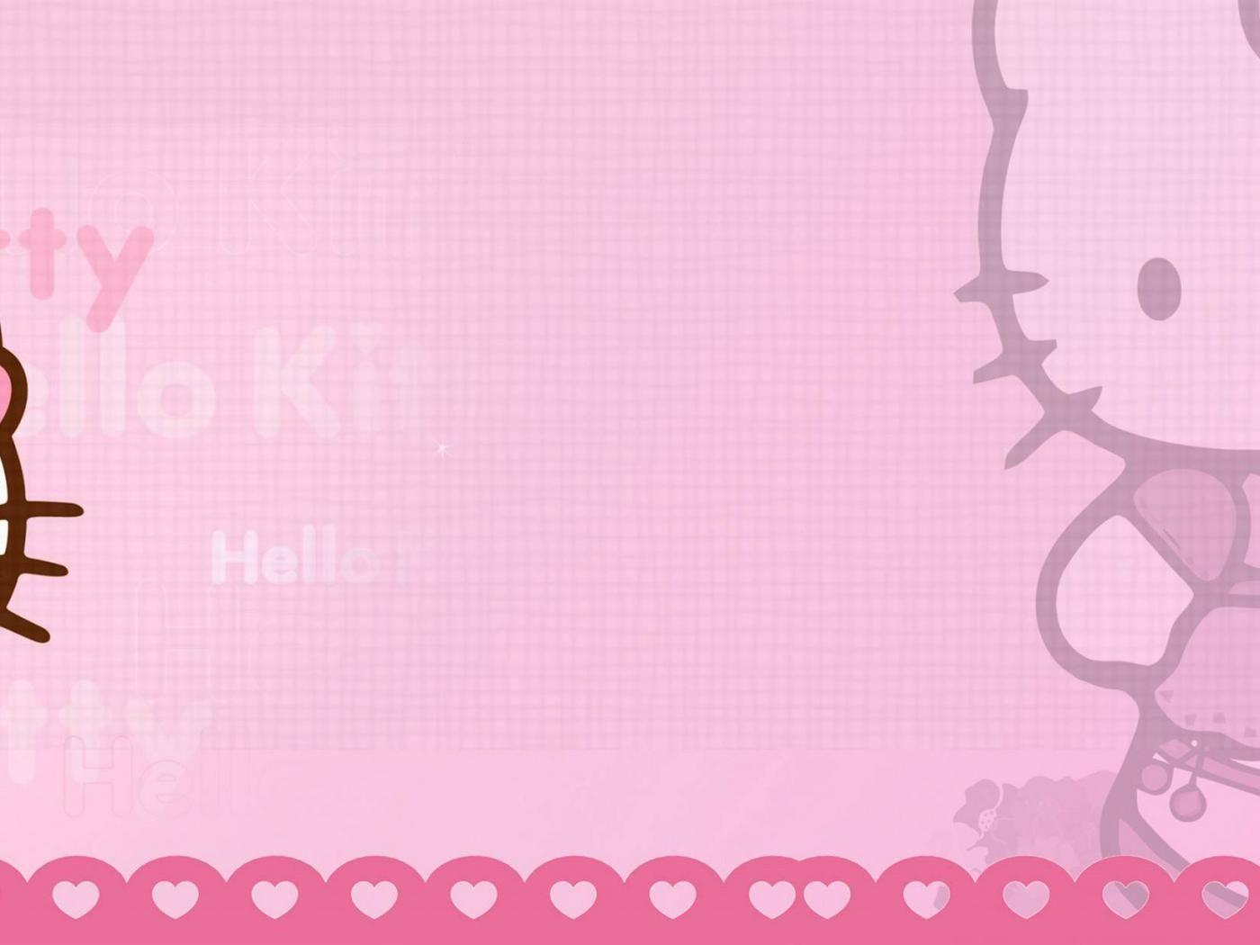 Pink Hello Kitty Background