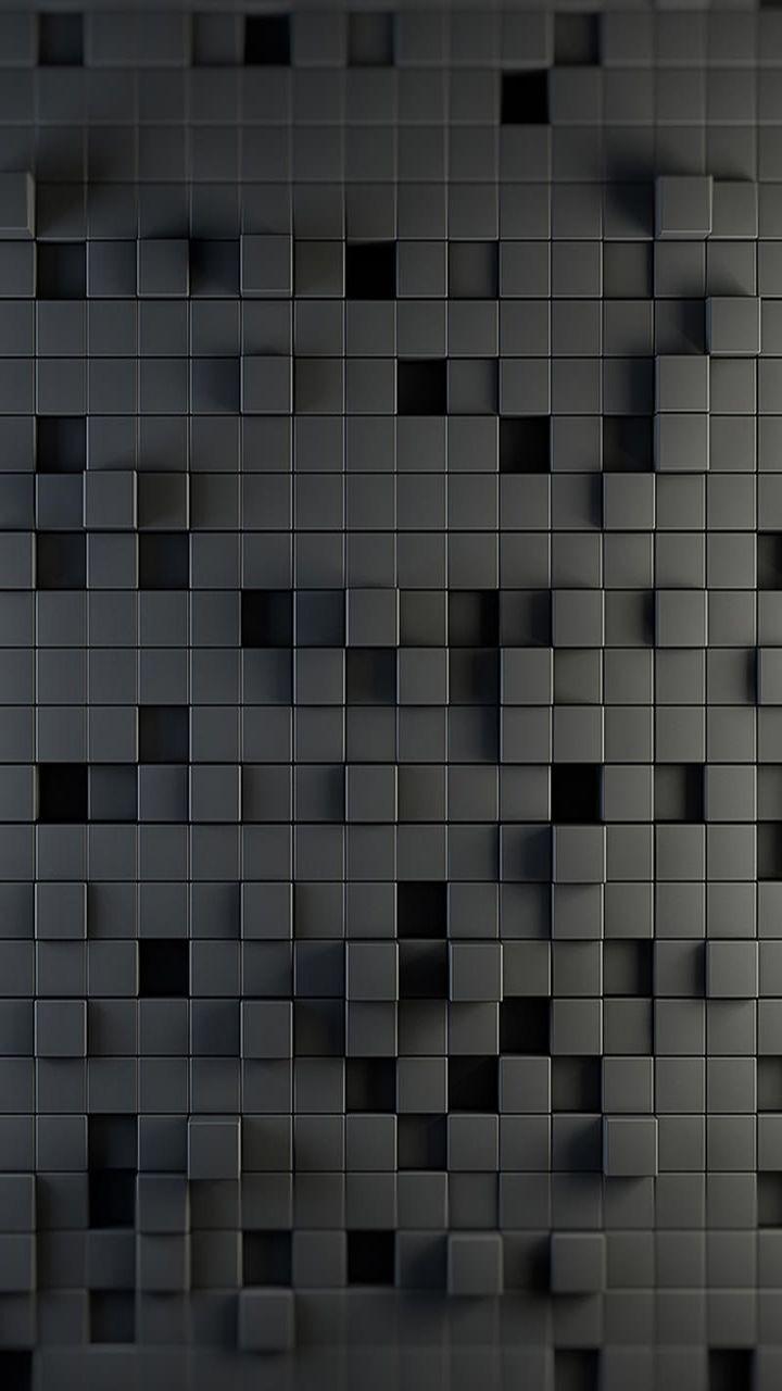 Black Blocks Galaxy S3 Wallpaper (720x1280)