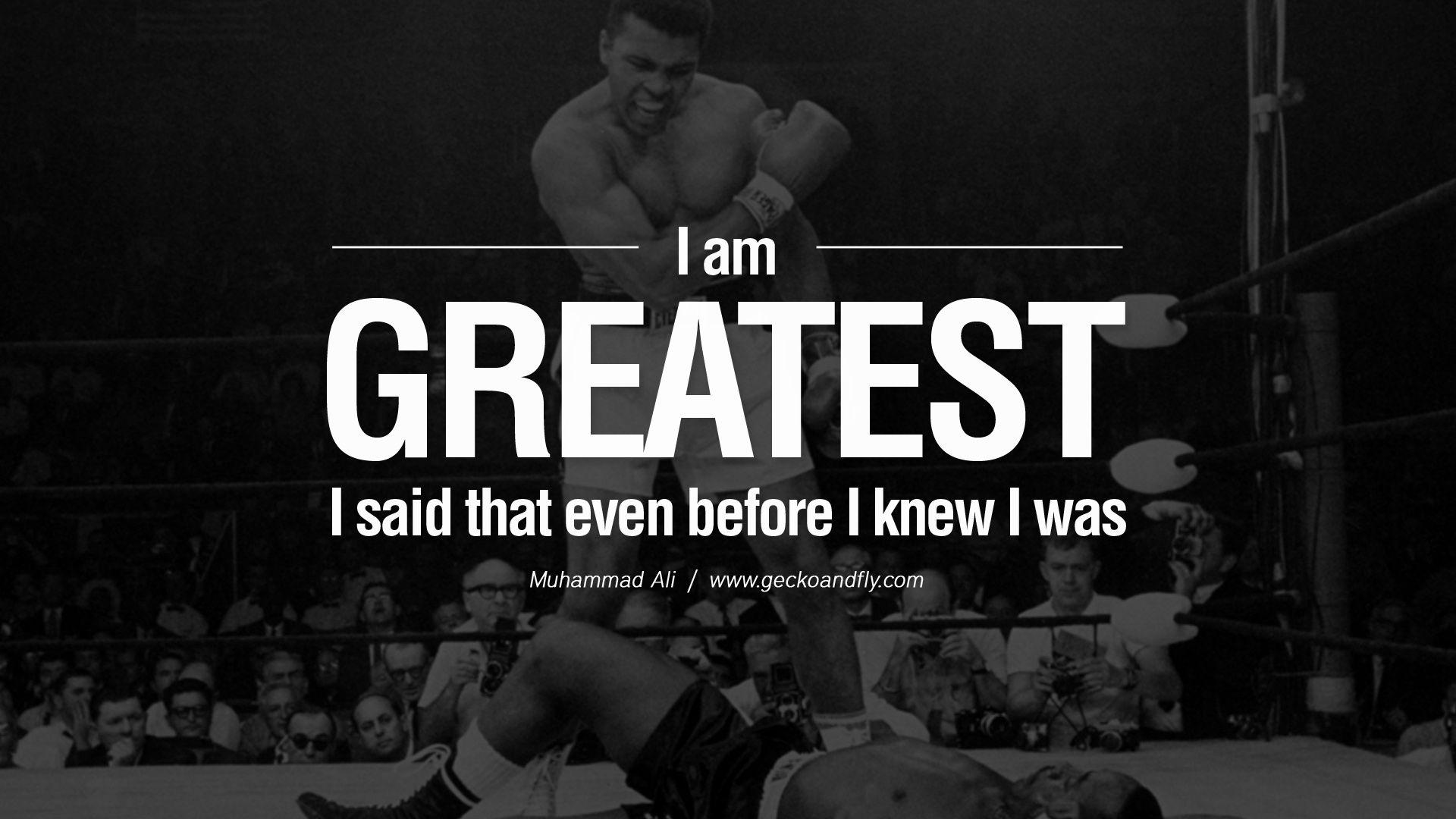 Winning Quotes by Muhammad Ali the Greatest