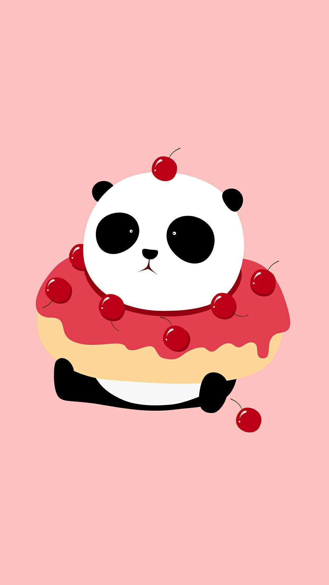 Panda So Cute.  Cute panda wallpaper, Wallpaper iphone cute, Kawaii  wallpaper