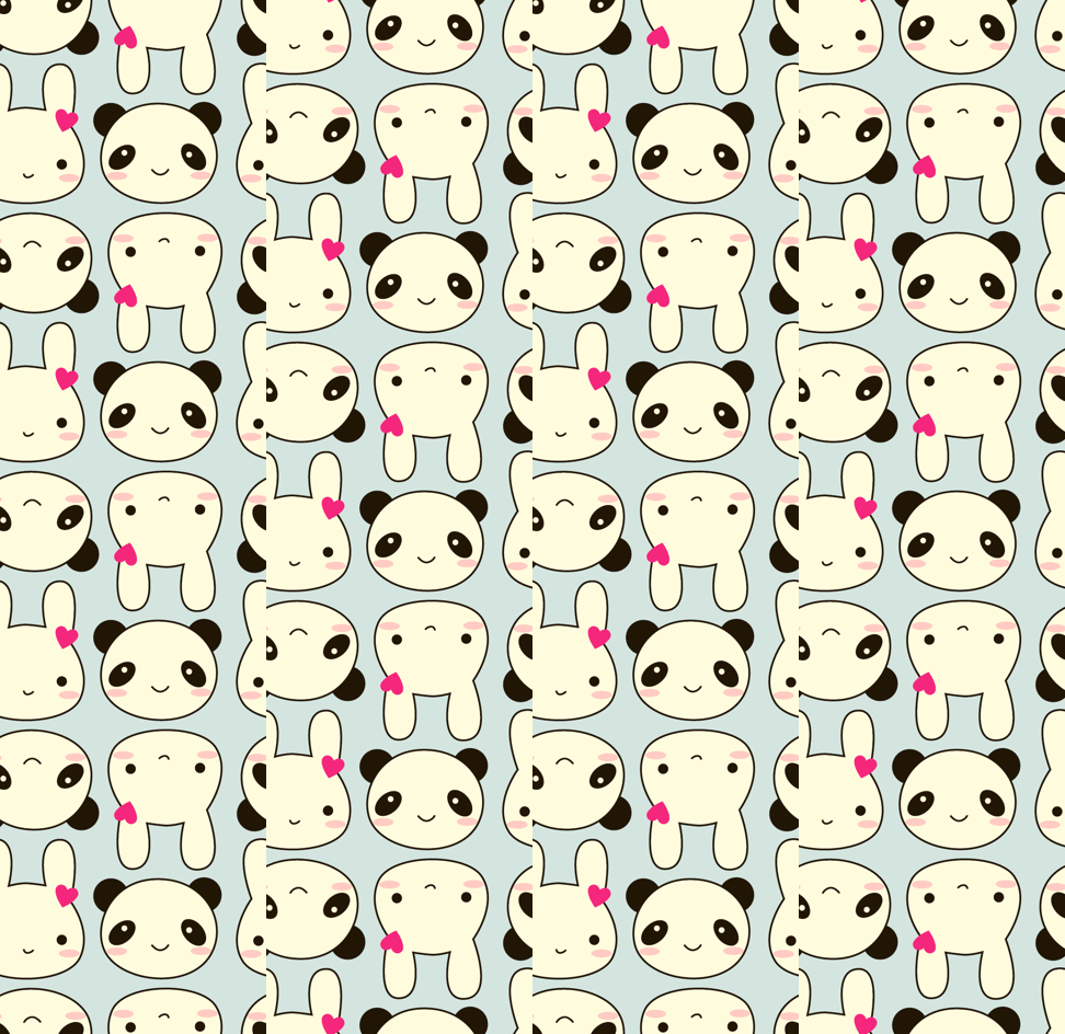 Kawaii Panda Wallpaper