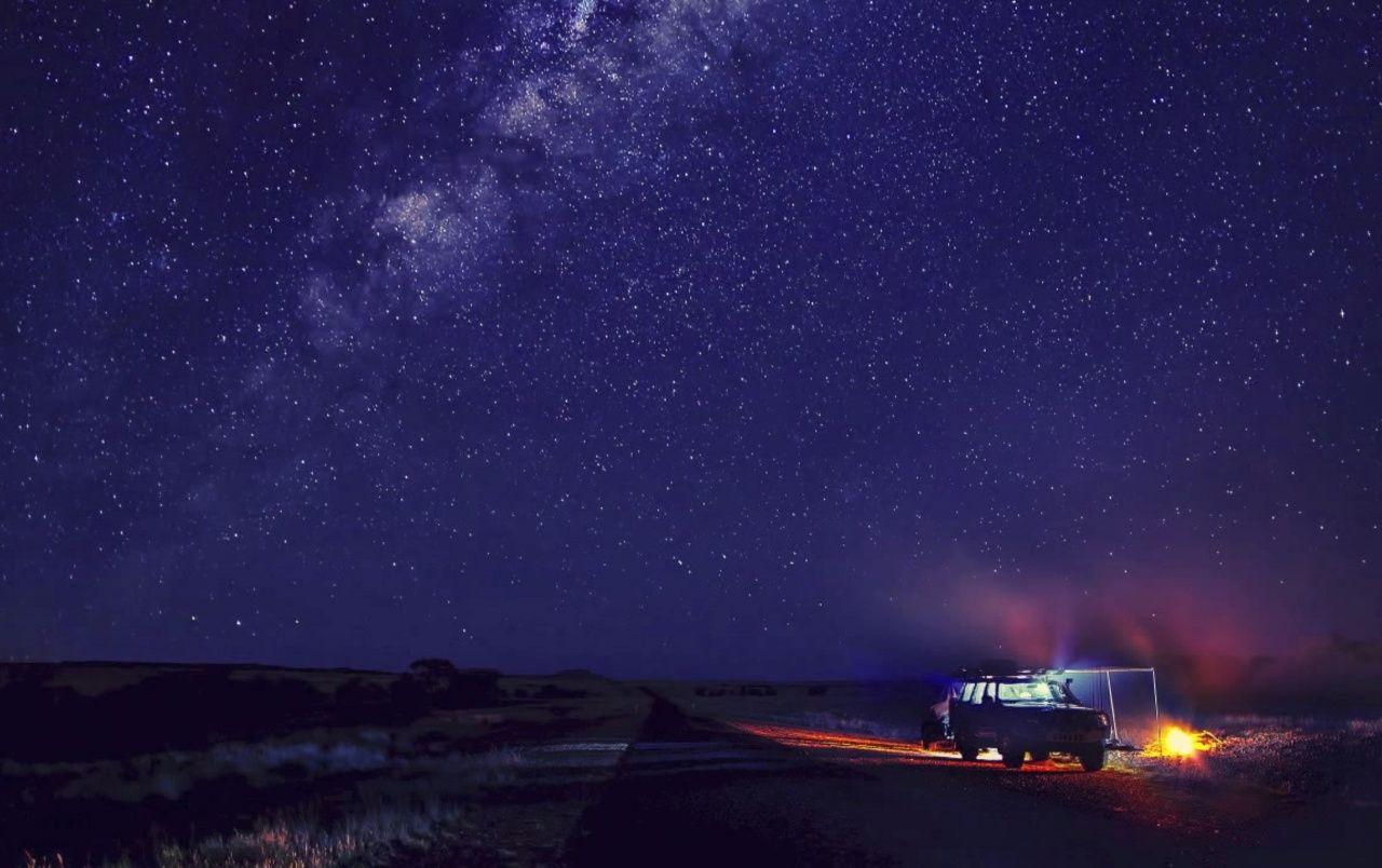 Camp and Starry Sky wallpaper. Camp and Starry Sky