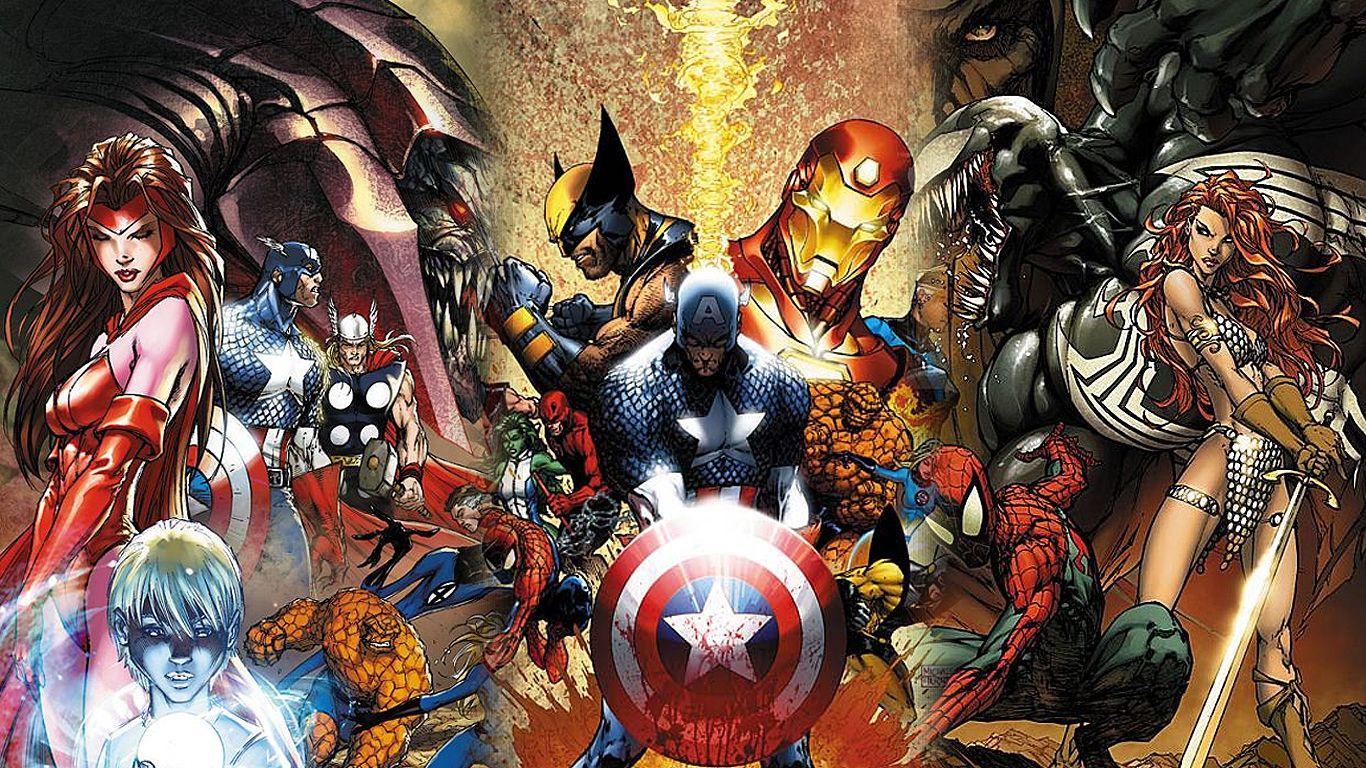 Marvel Civil War Background Wallpaper For Androids High Resolution