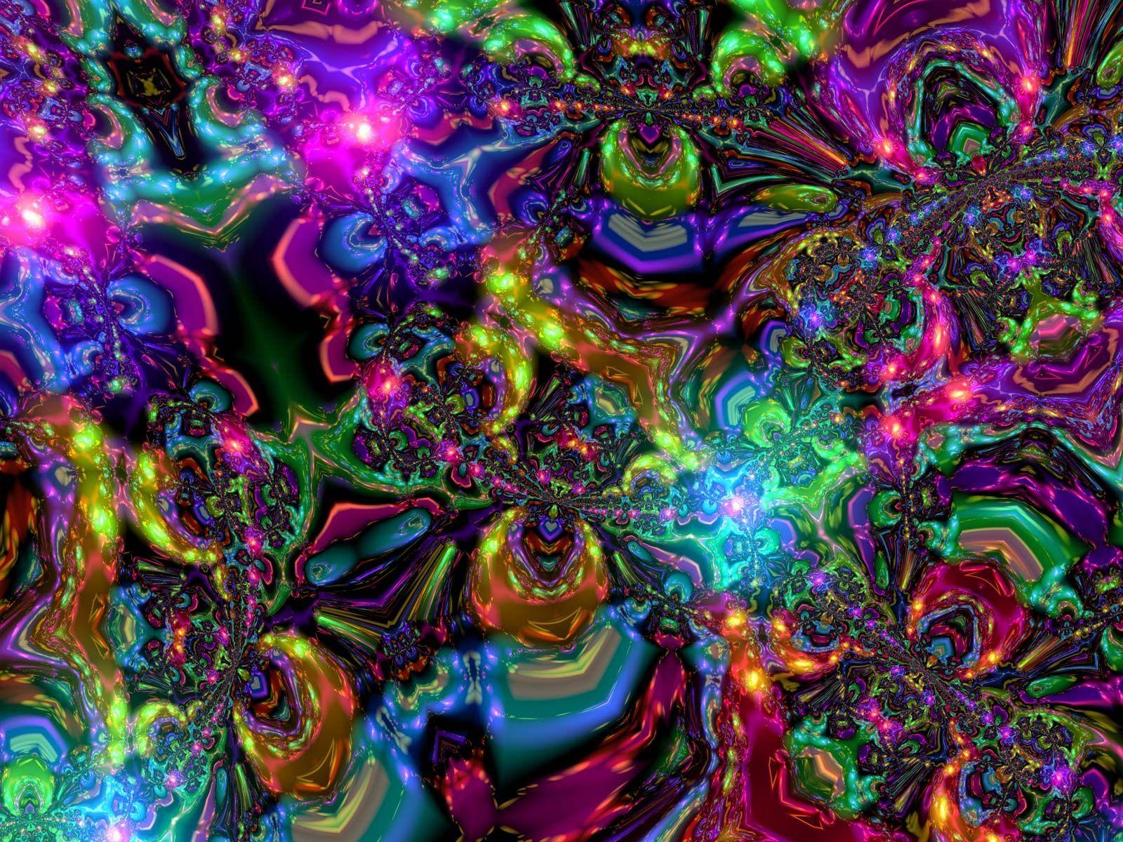 Trippy Fractal Art Magic. Psychedelic Water, Abstract, Awesome
