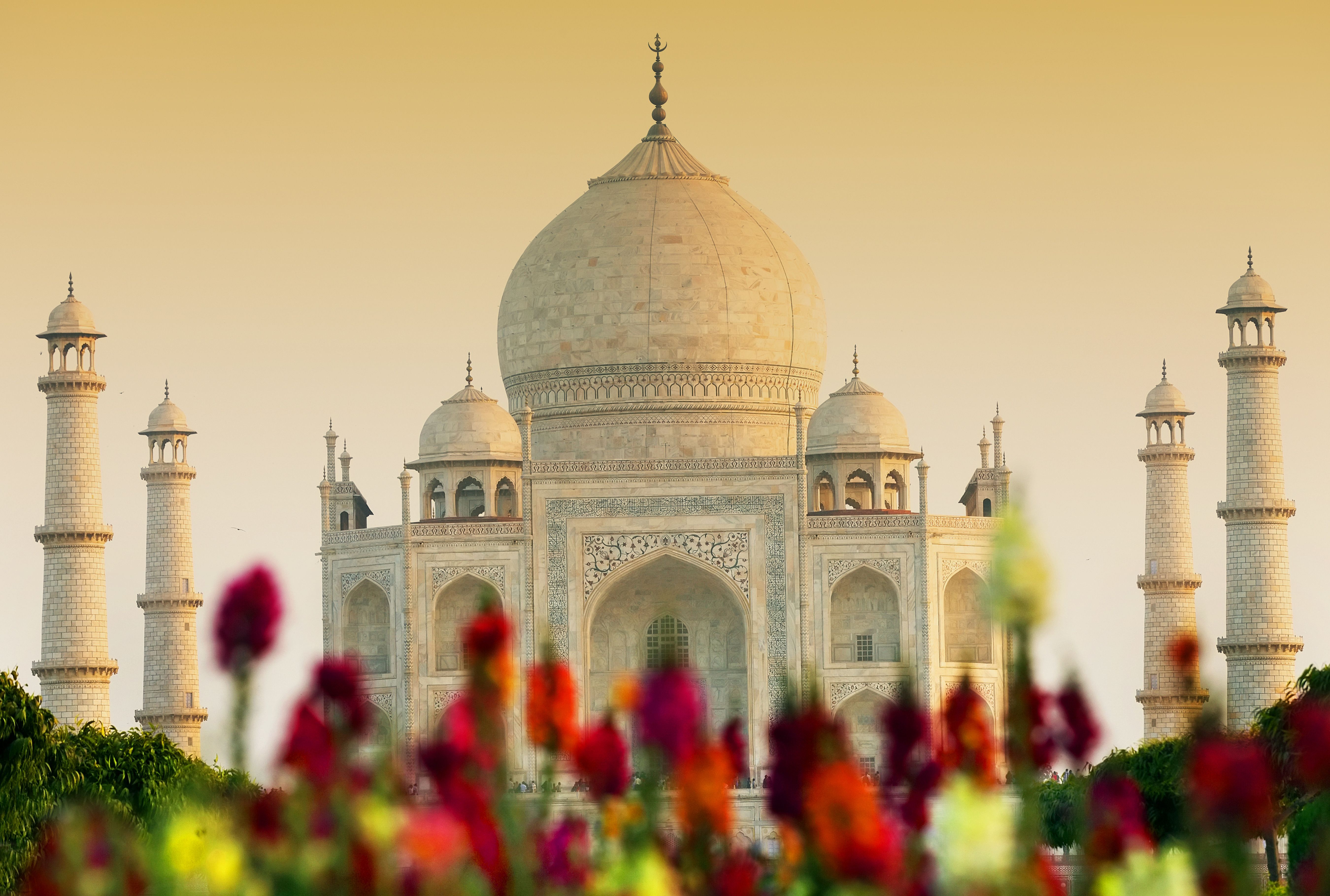 Wallpaper Taj Mahal, Agra, India, HD, 4K, World