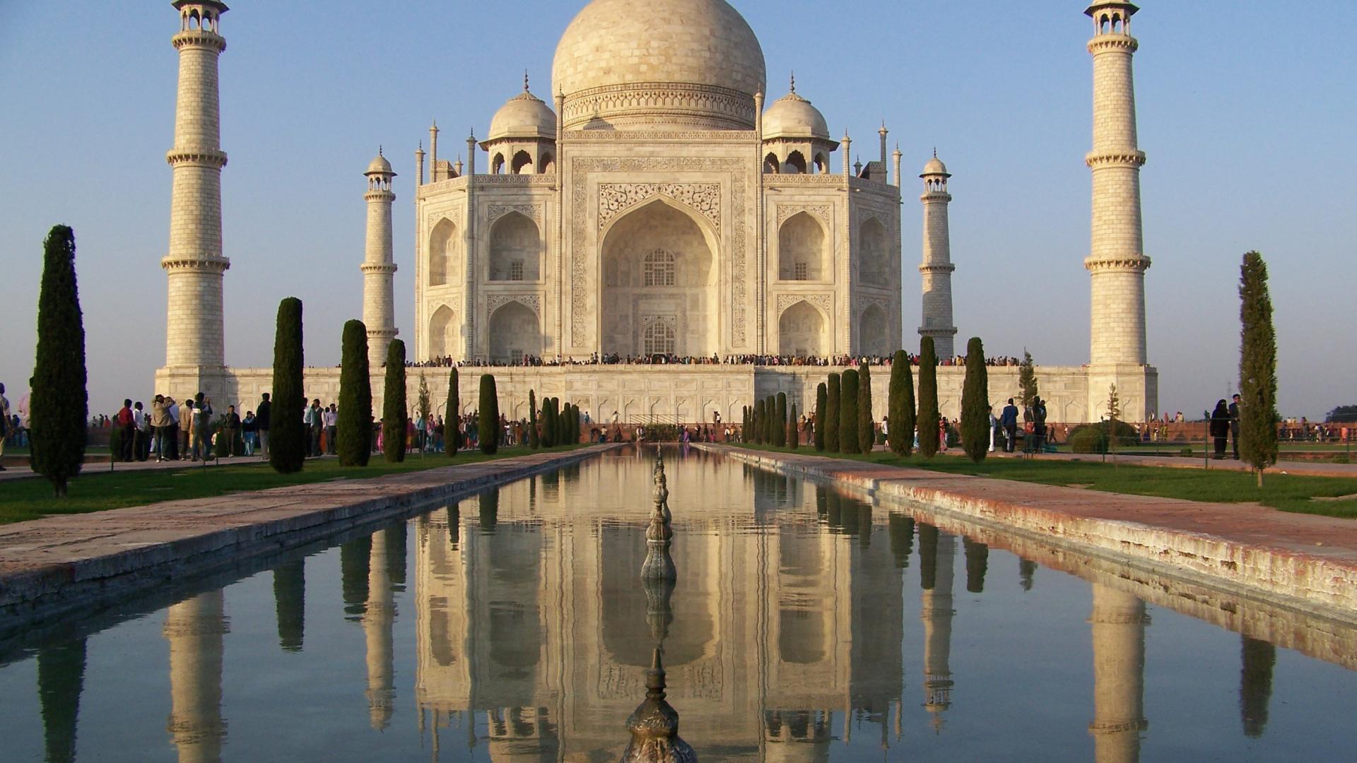 Landscapes taj mahal india agra wallpaper