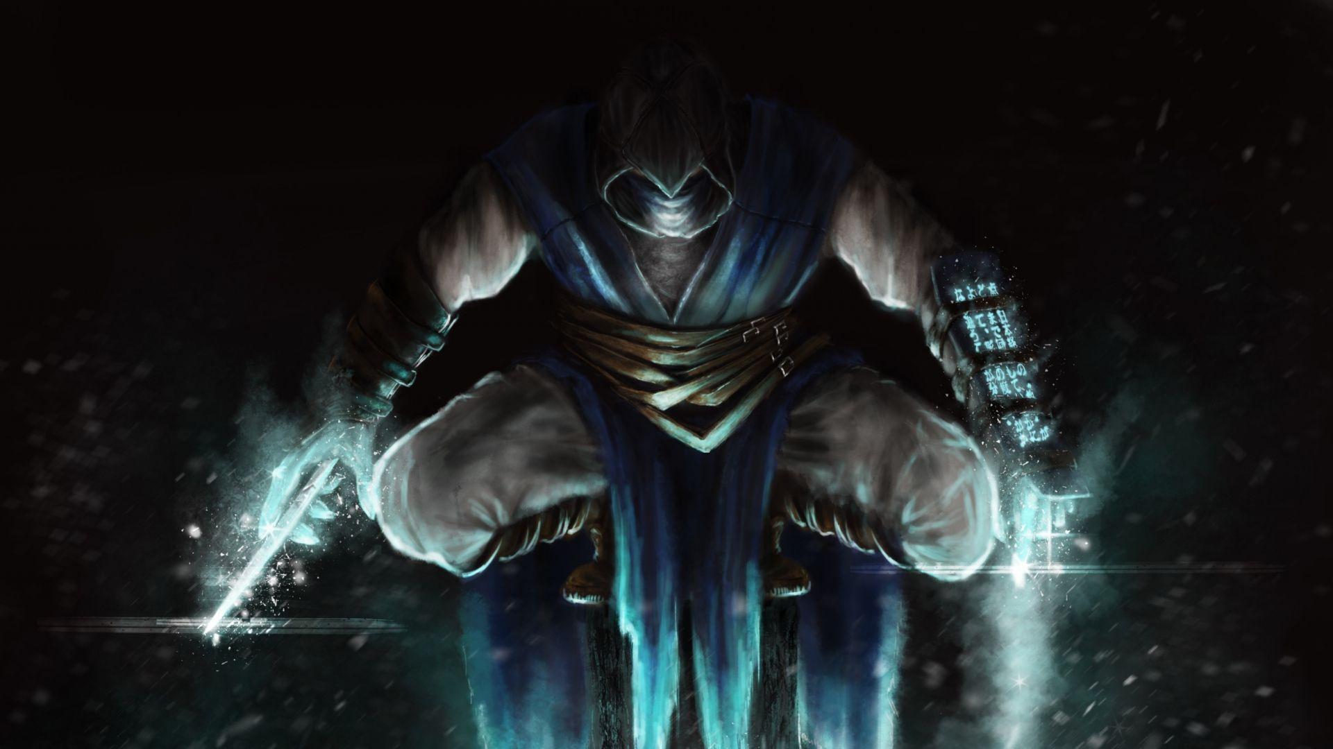 Mortal Kombat Sub Zero Wallpaper Jump Art HD Image. Sub zero