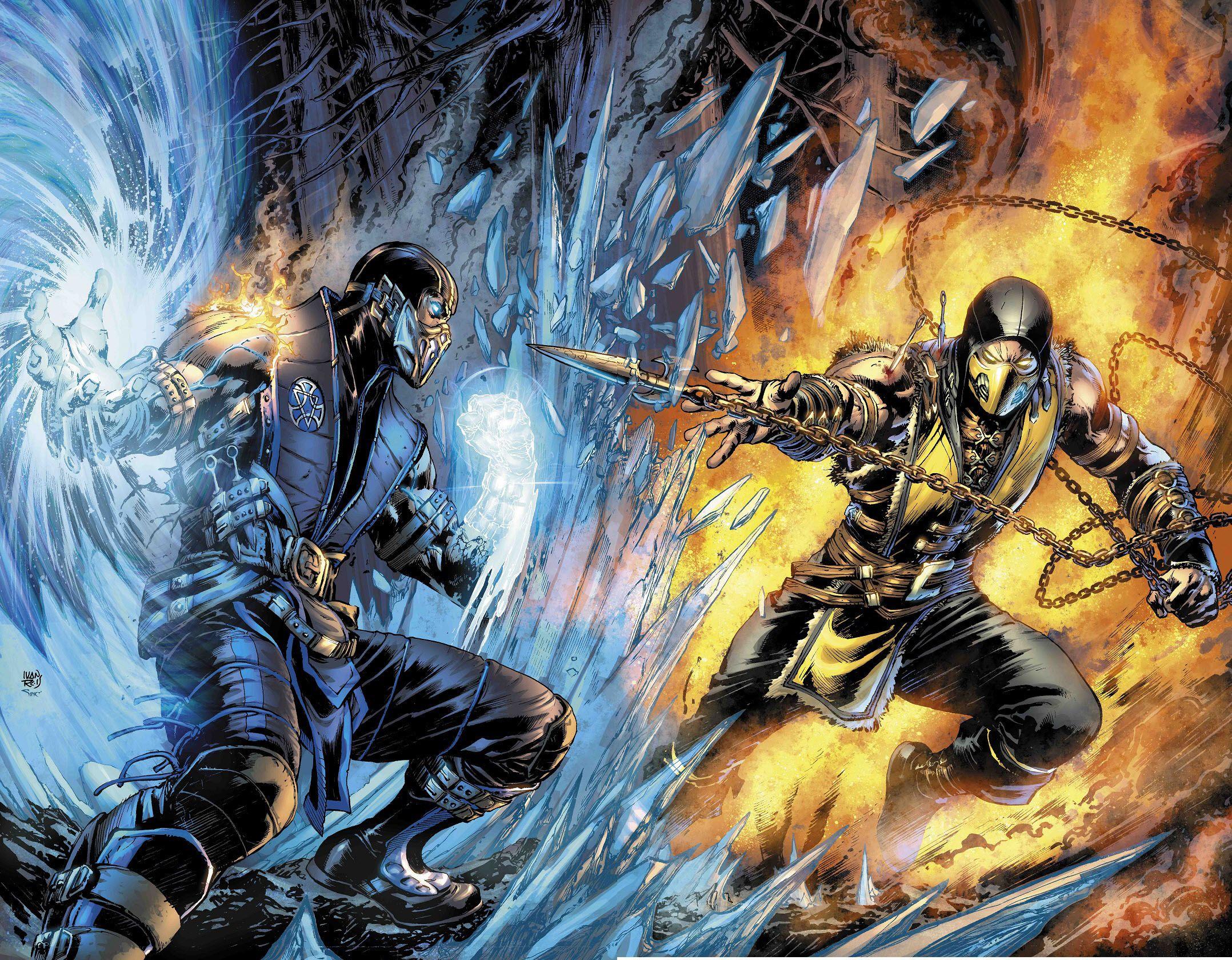 Sub Zero, Scorpion (Mortal Kombat) HD Wallpaper