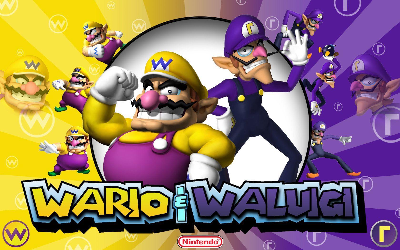 Wario & Waluigi. Mario. Videogames and Video games