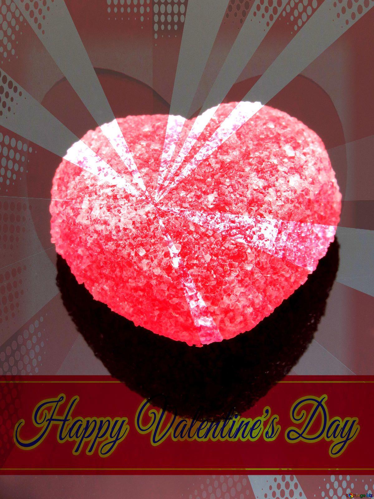 Download free picture Red heart on black background Greeting card
