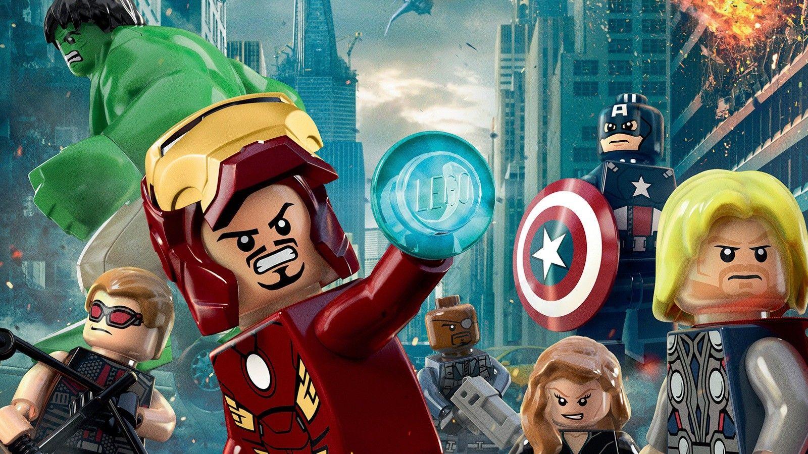 Desktop Wallpaper: Avengers Lego Funny Desktop Wallpaper. Lego Technic and Mindstorms