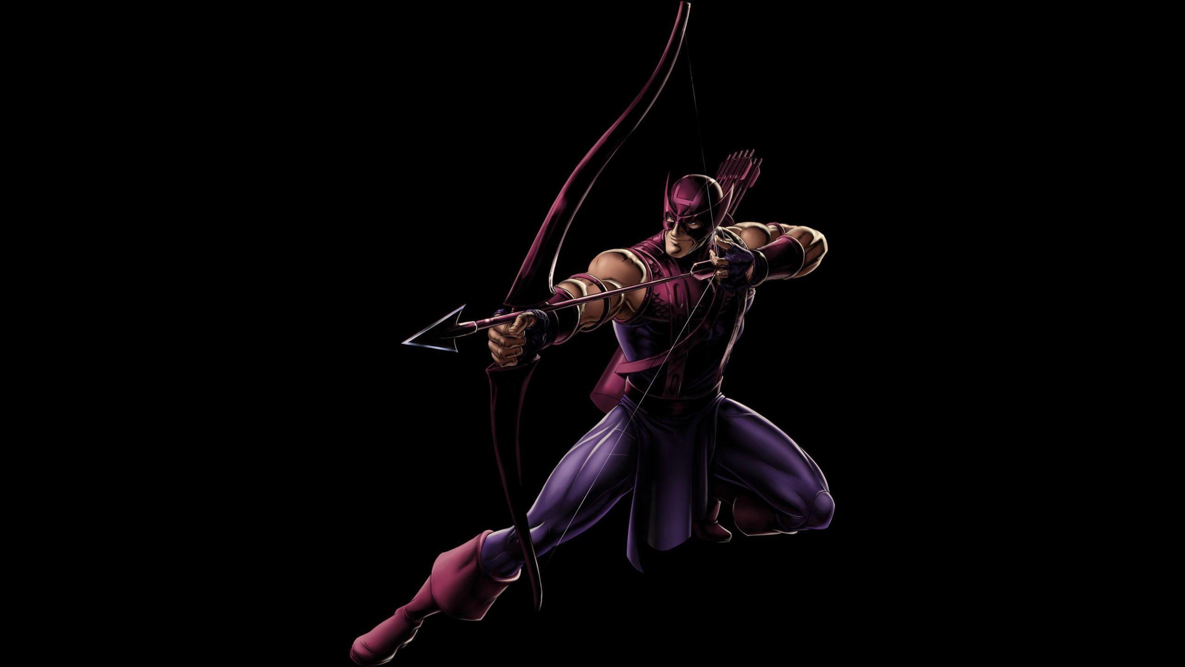 Marvel Hawkeye Hawkeye in purple Comics HD Wallpaper, Desktop