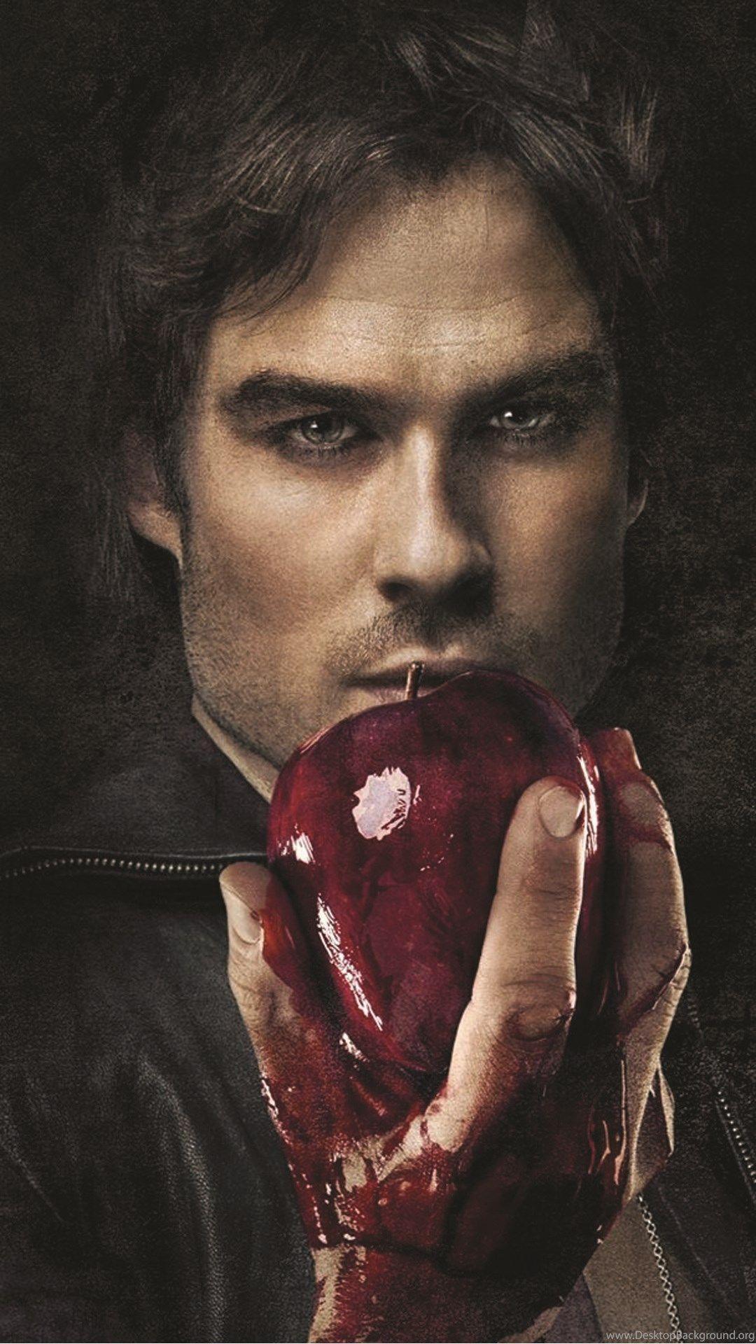 Damon Salvatore Ian Somerhalder Vampire Diaries Android Wallpaper
