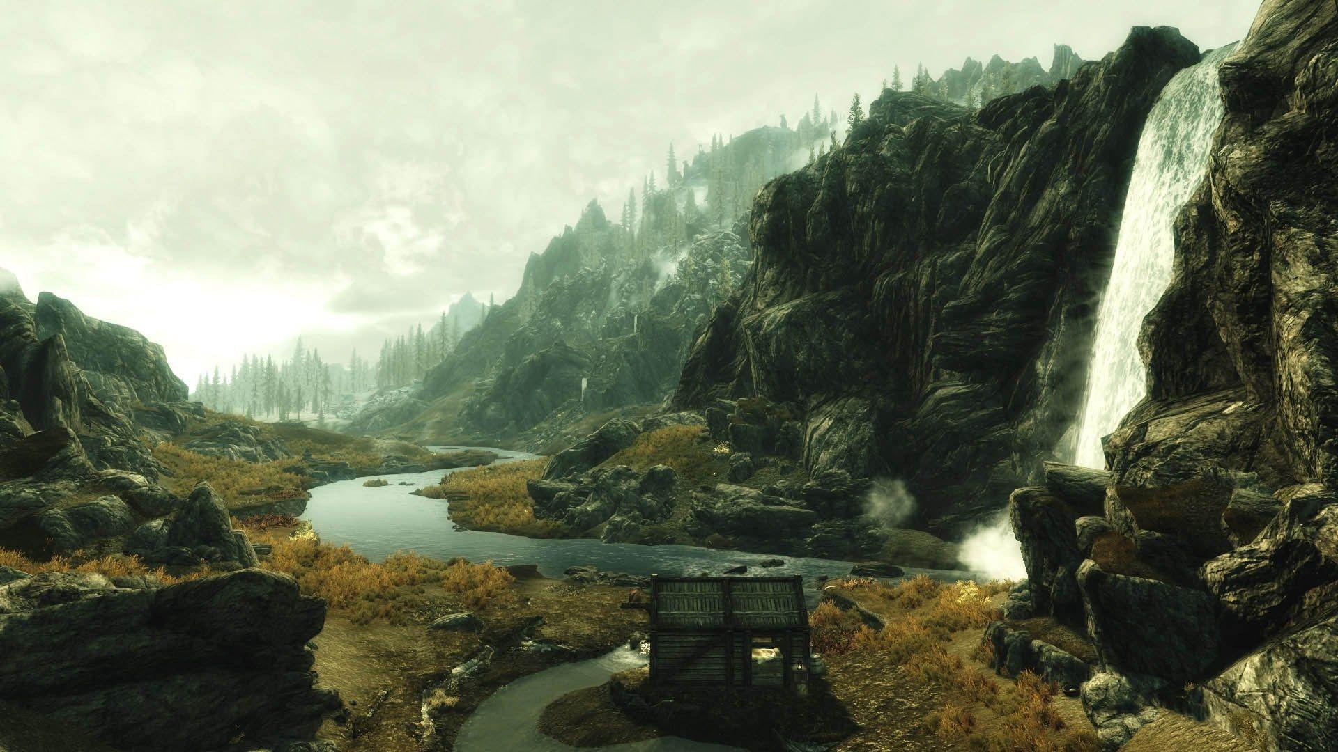 full HD 1080p skyrim wallpaper